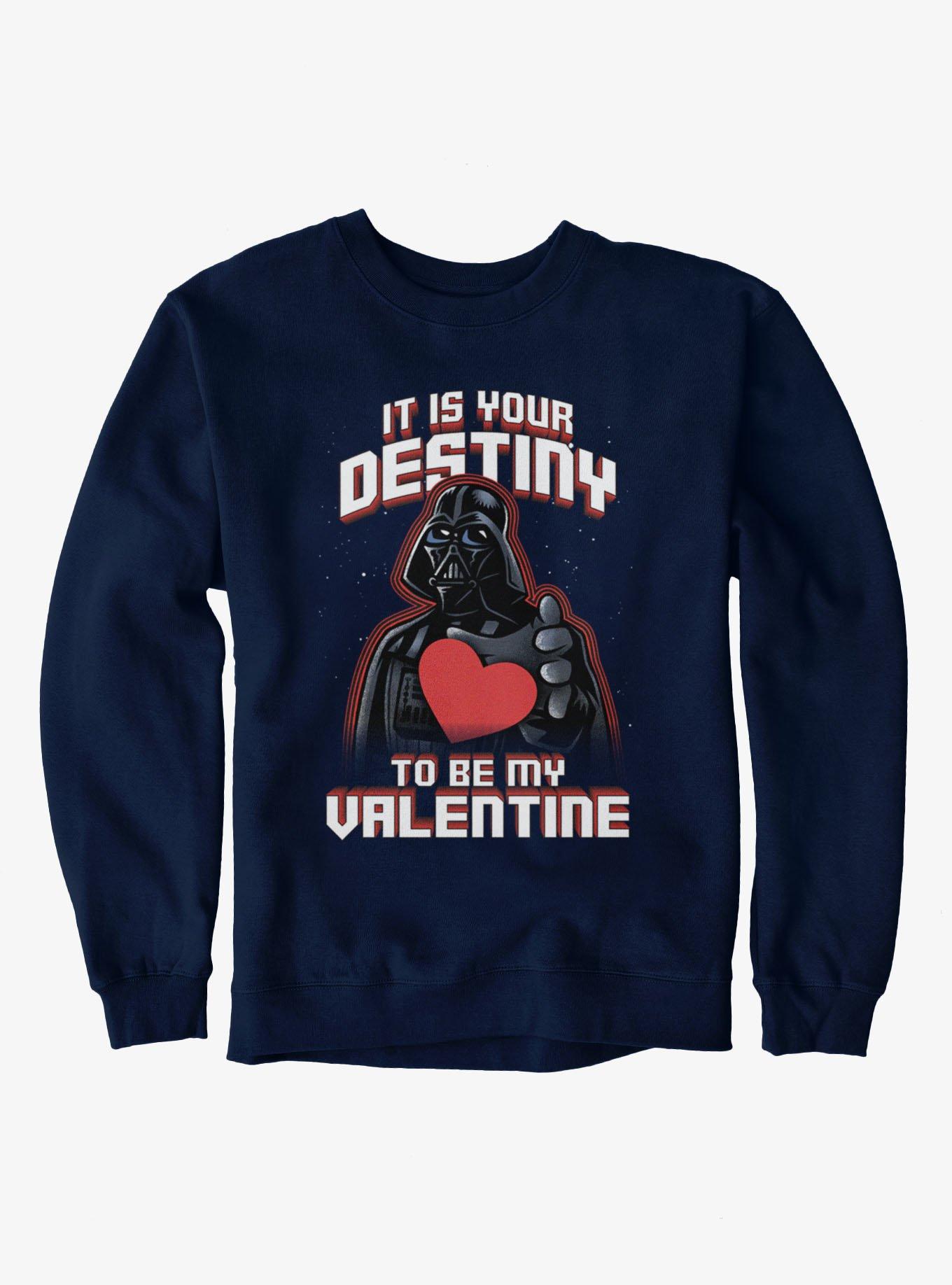 Star Wars It Is Your Destiny To Be My Valentine Crew Sweatshirt, , hi-res