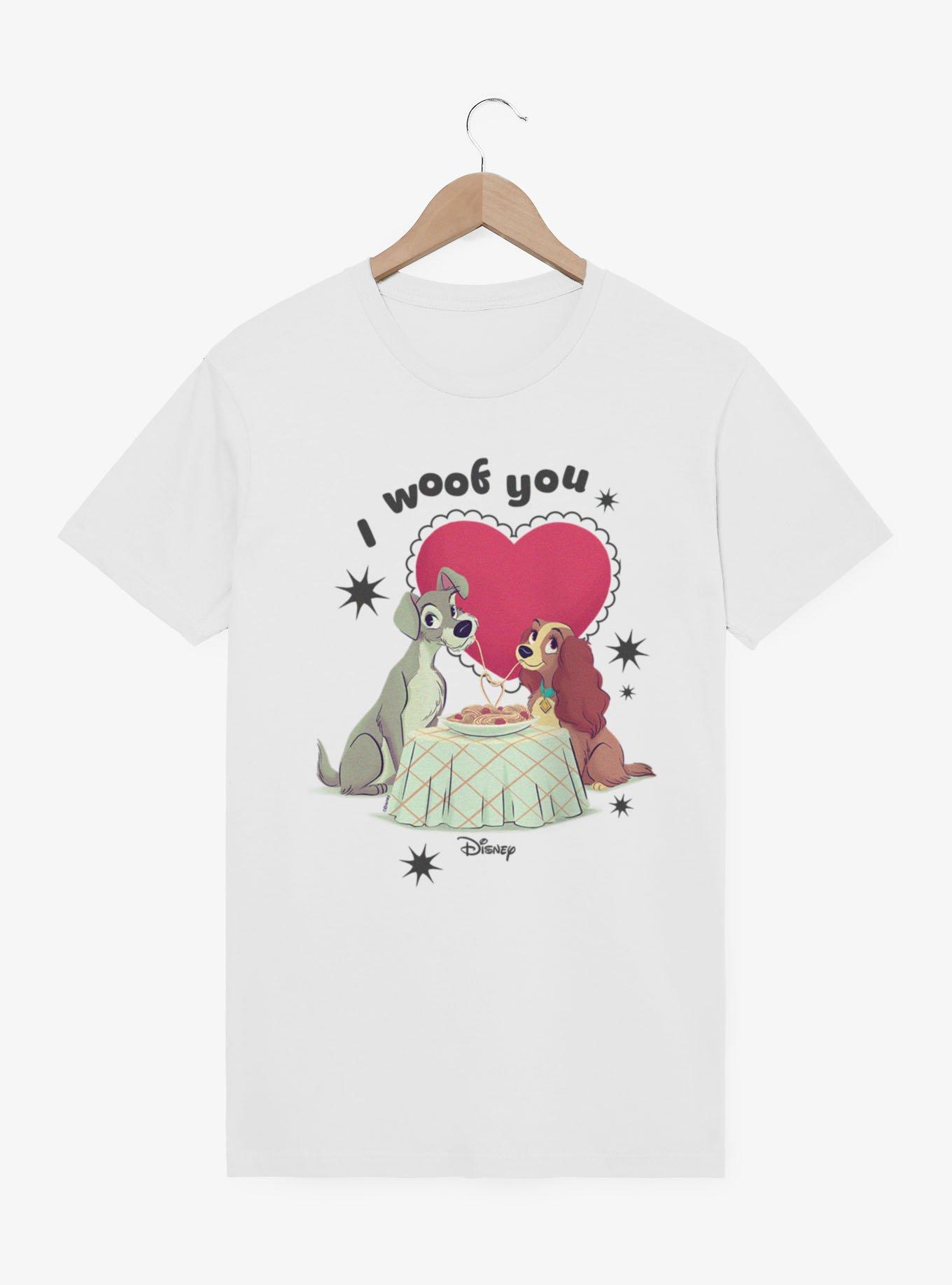Disney Lady And The Tramp I Woof You T-Shirt, , hi-res
