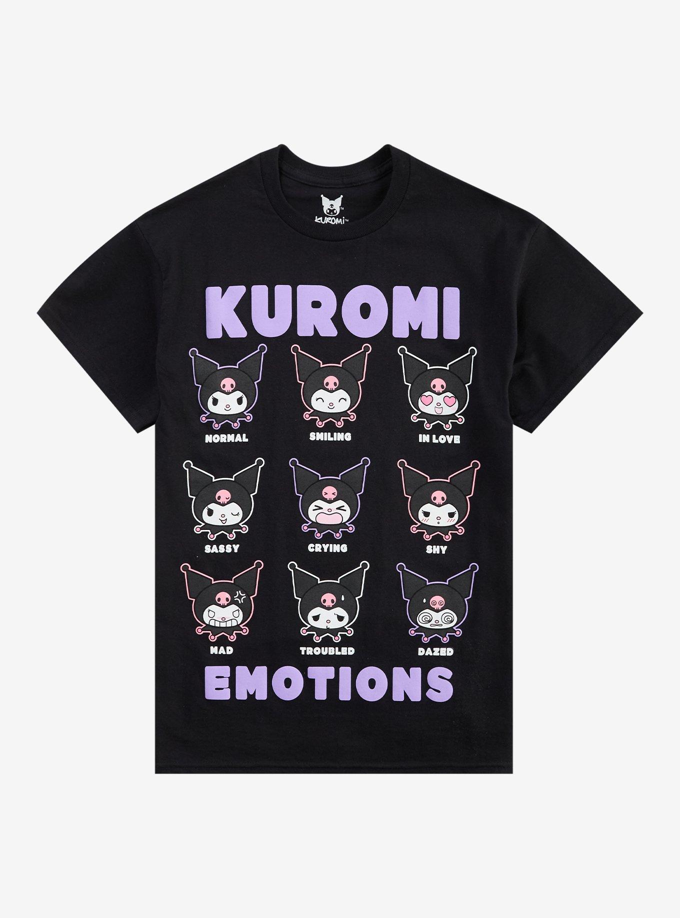 Kuromi Emotions Grid T-Shirt, , hi-res
