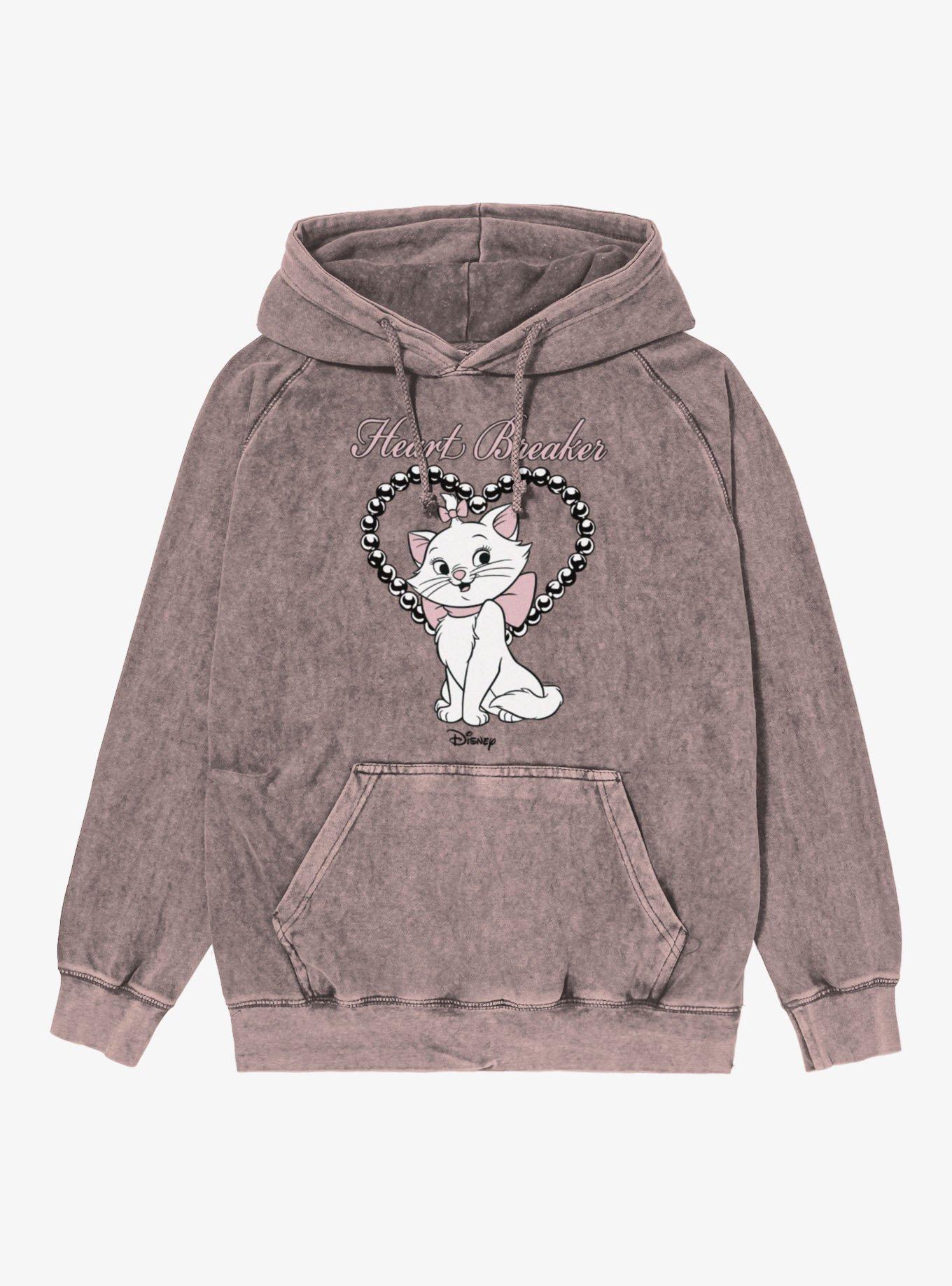 Disney The Aristocats Marie Heart Breaker Mineral Wash Hoodie, , hi-res