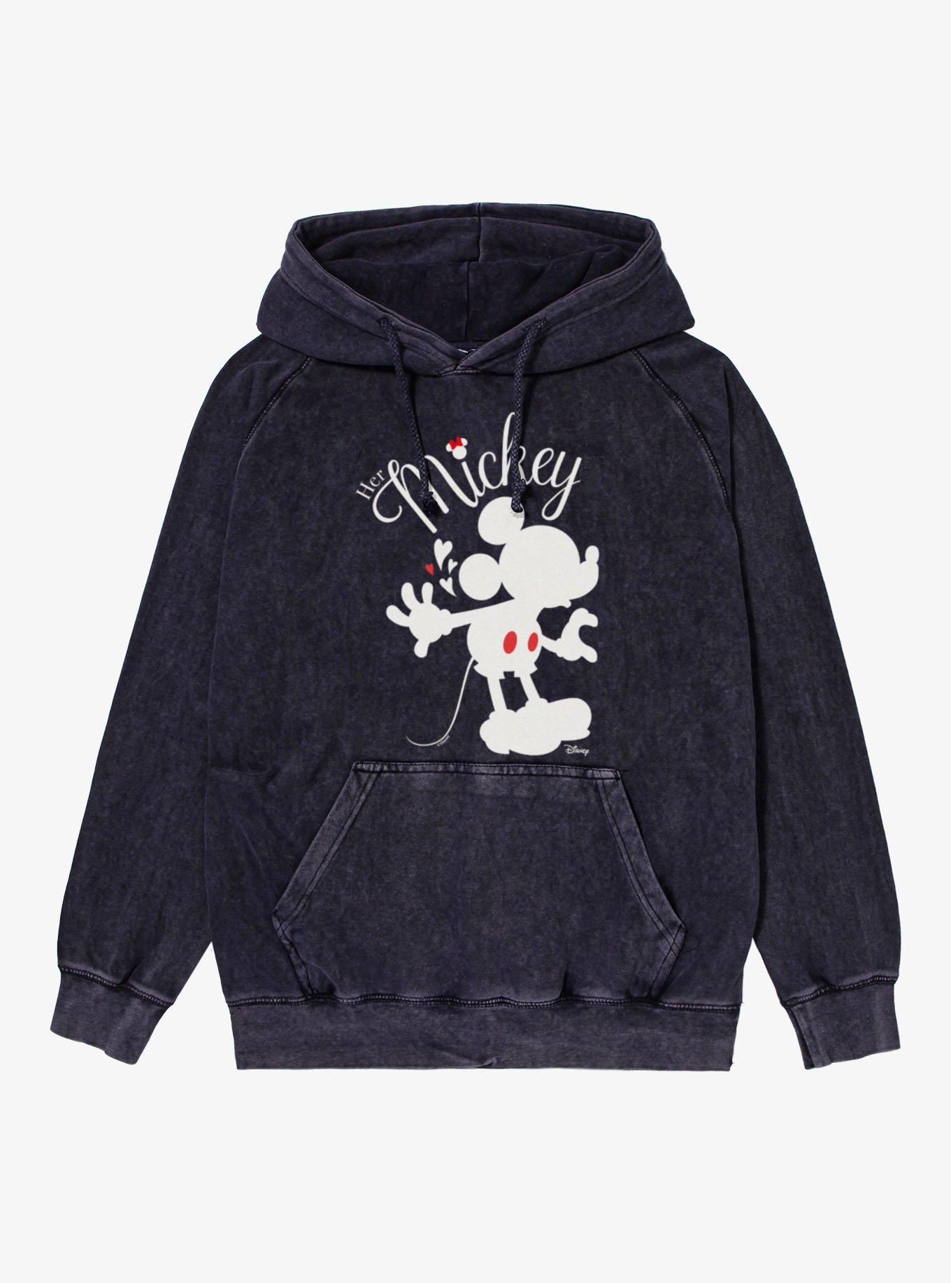Disney Mickey Mouse Her Mickey Mineral Wash Hoodie, , hi-res