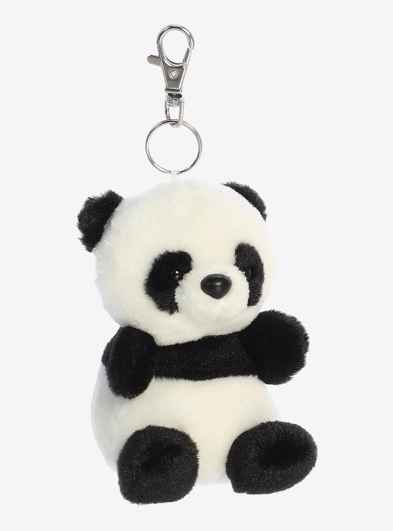 Aurora Palm Pals Bamboo Panda Plush Bag Clip, , hi-res