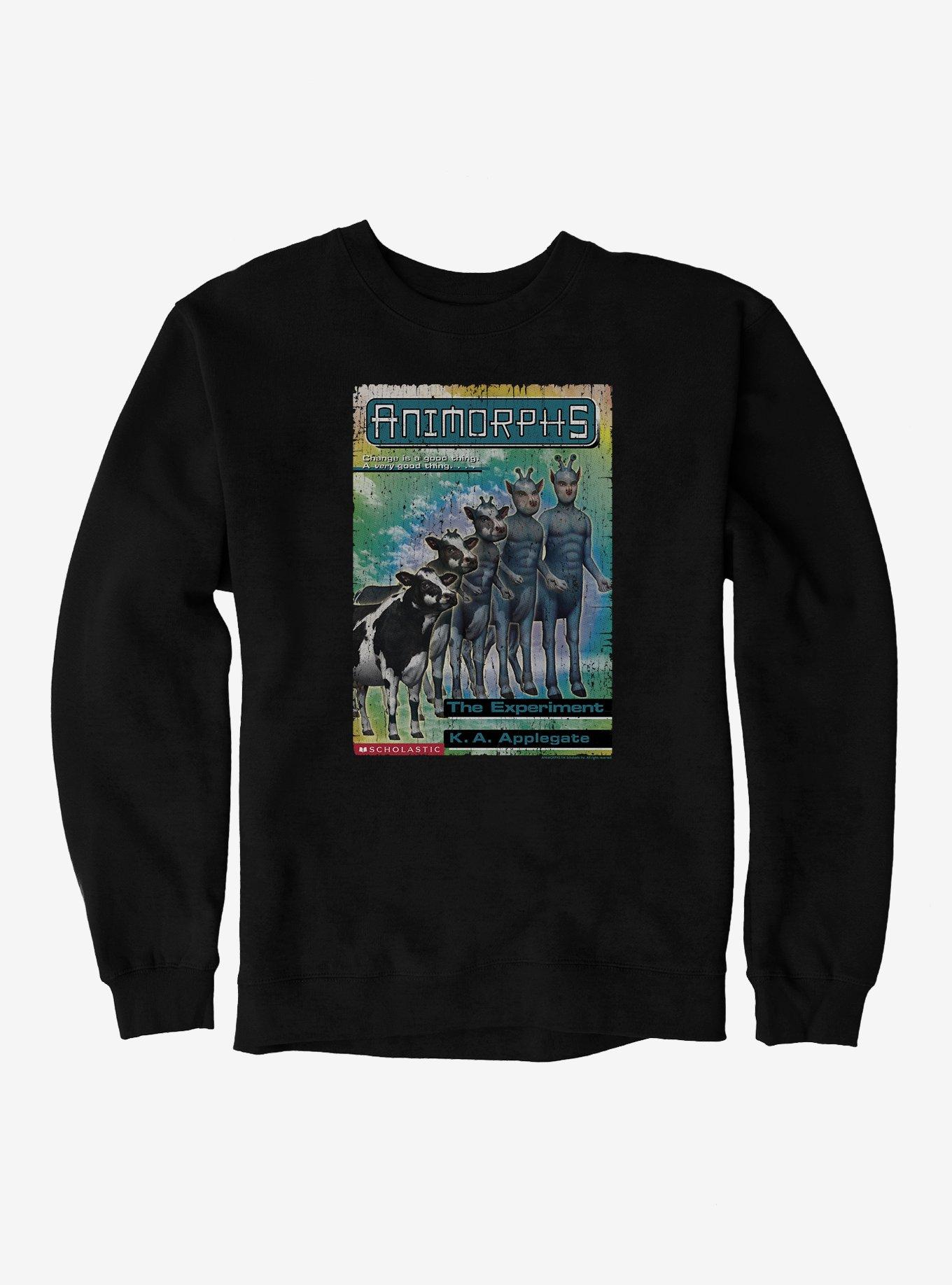 Animorphs The Experiment Alien Cow Book Cover Sweatshirt, , hi-res