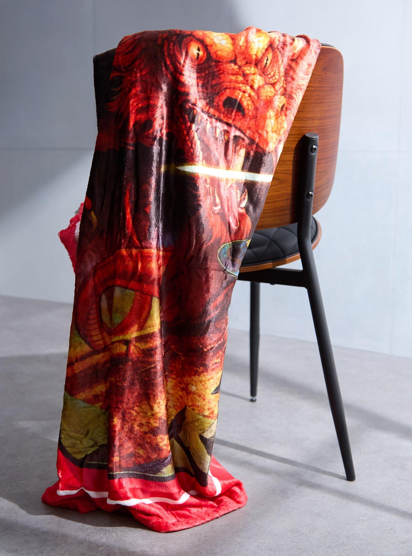 Dungeons & Dragons Book Cover Fleece Throw