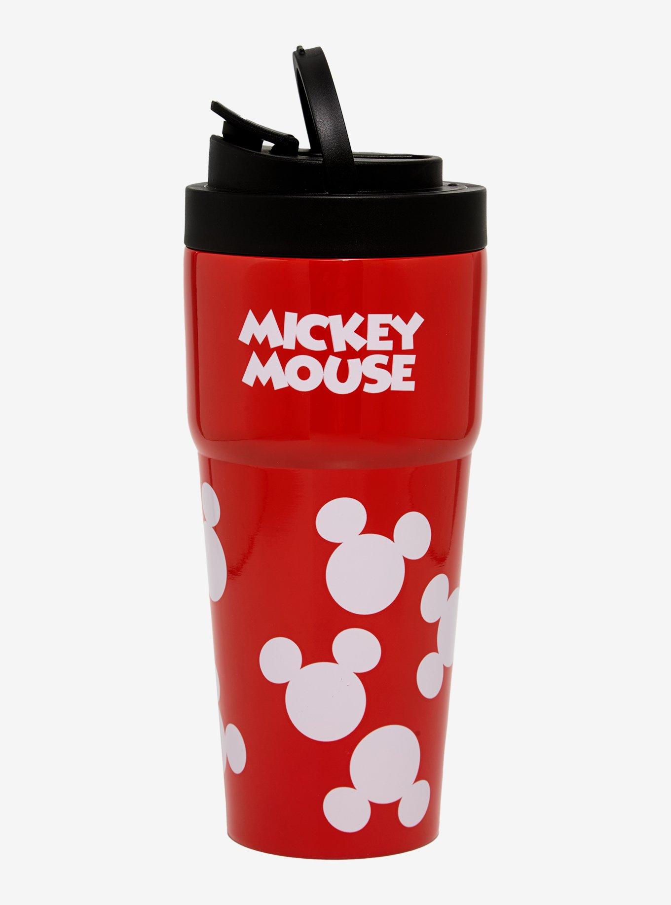 Disney Mickey Mouse Silhouette Allover Print Travel Mug, , hi-res