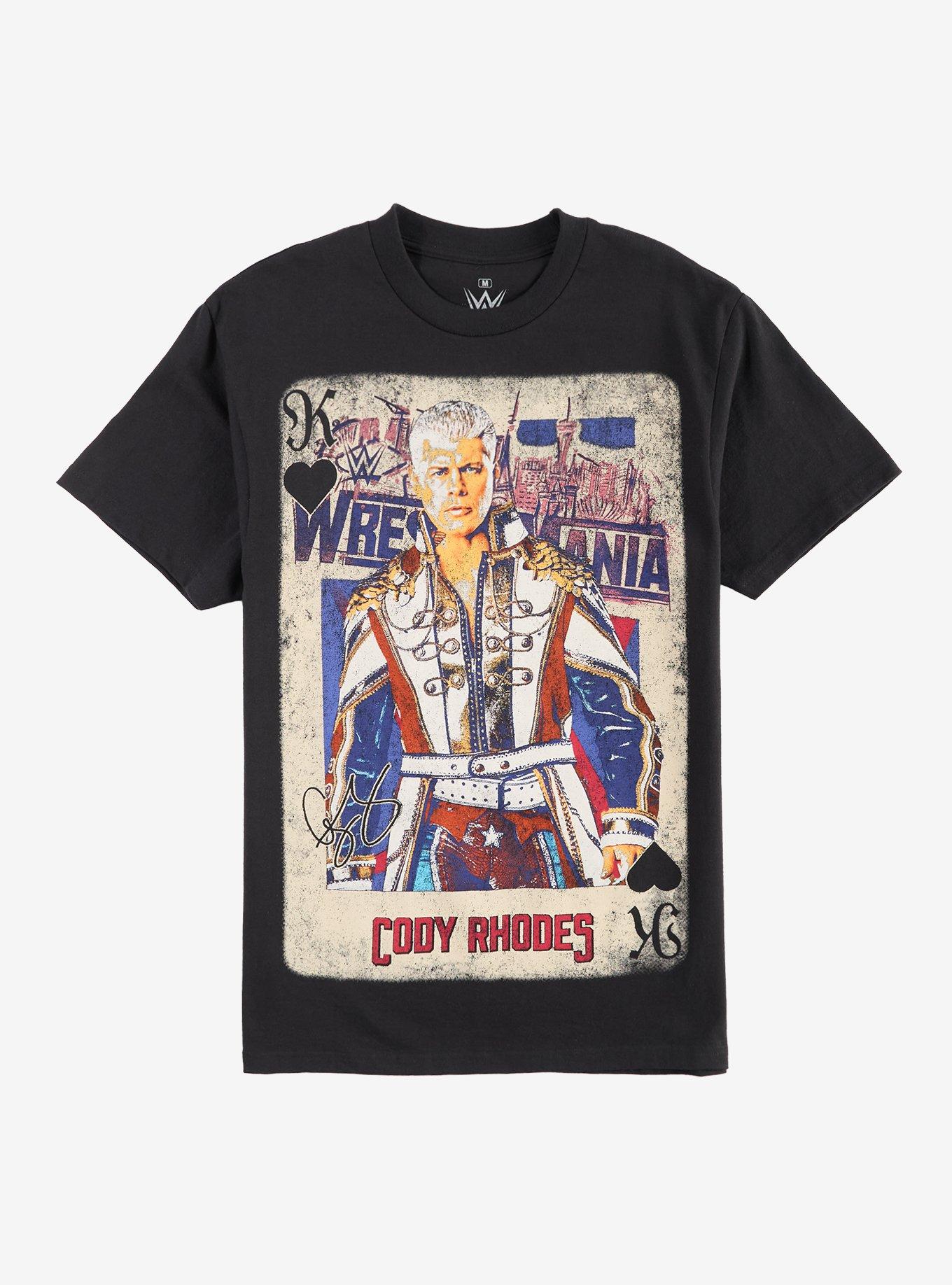 WWE Cody Rhodes WrestleMania Card T-Shirt, , hi-res