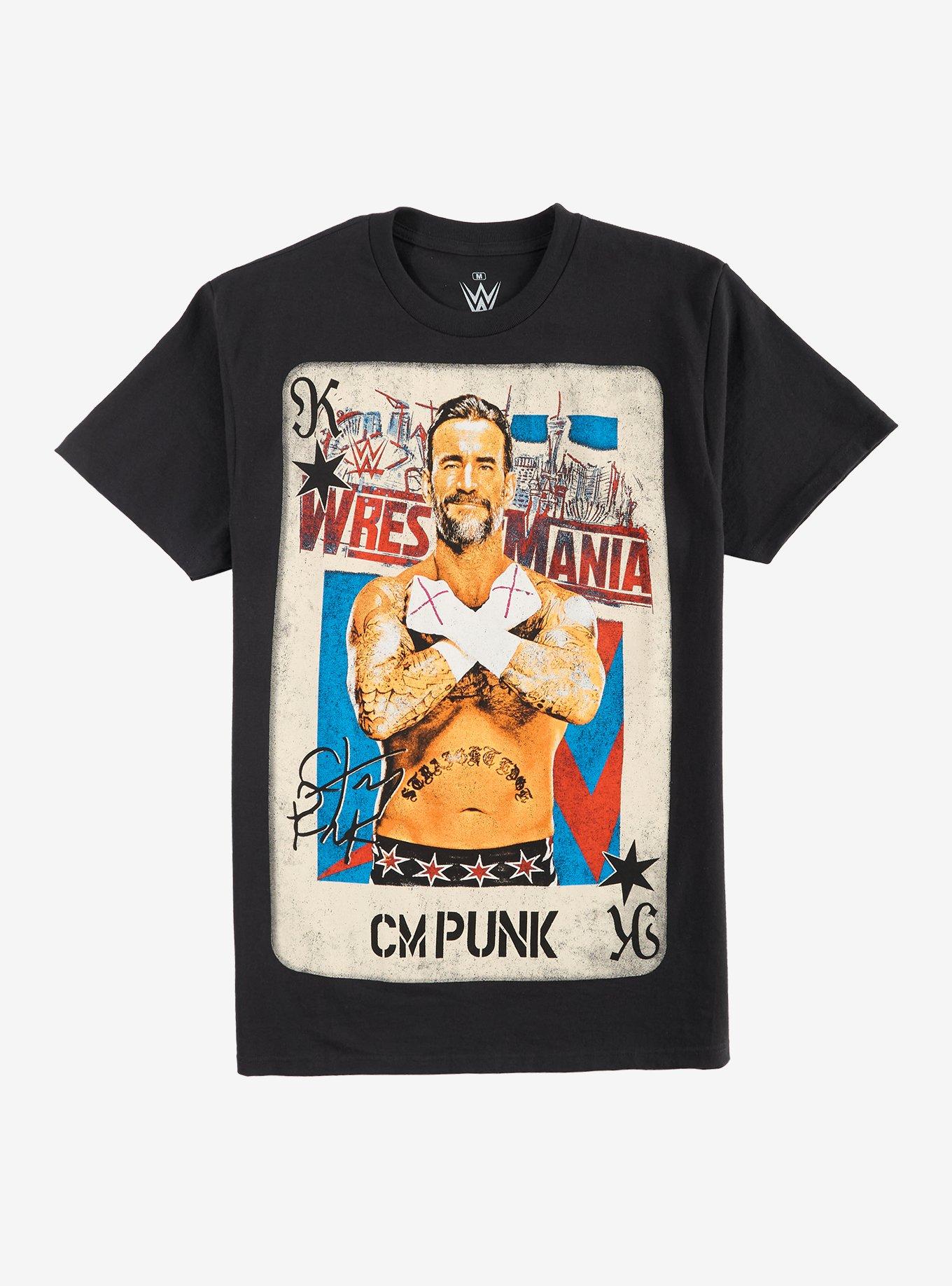 WWE CM Punk WrestleMania Card T-Shirt, , hi-res