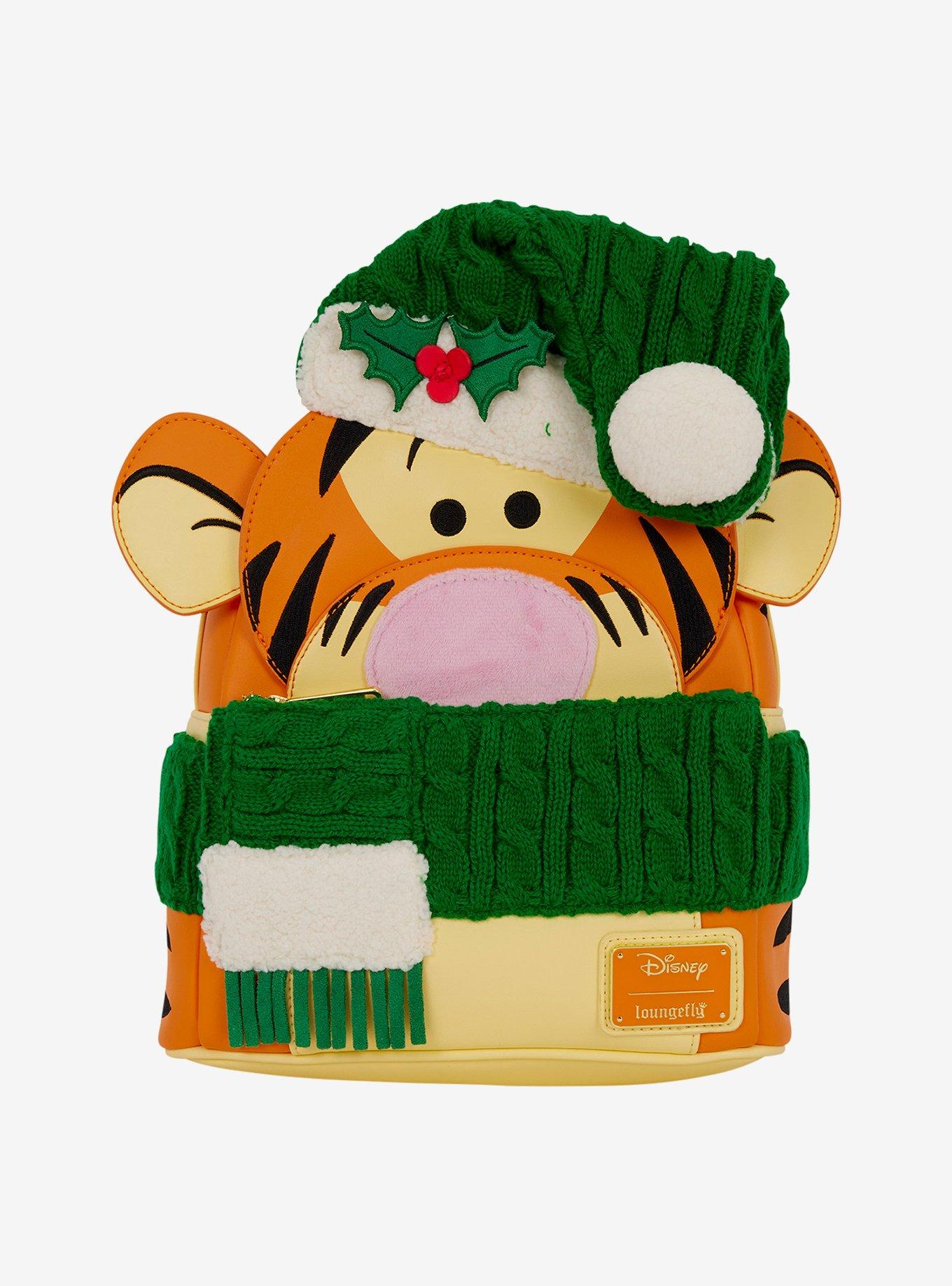 Loungefly Disney Winnie the Pooh Tigger Holiday Figural Mini Backpack