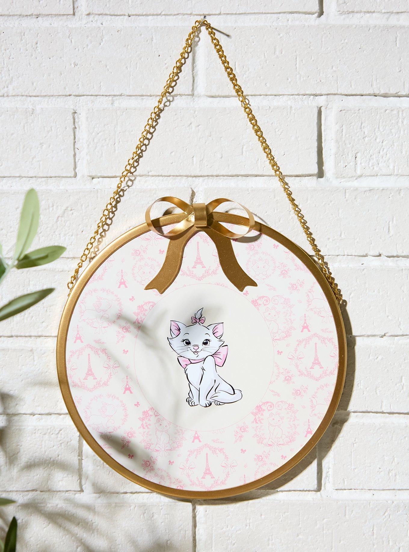 Disney The Aristocats Marie Toile Pattern Bow Wall Art - BoxLunch Exclusive, , hi-res