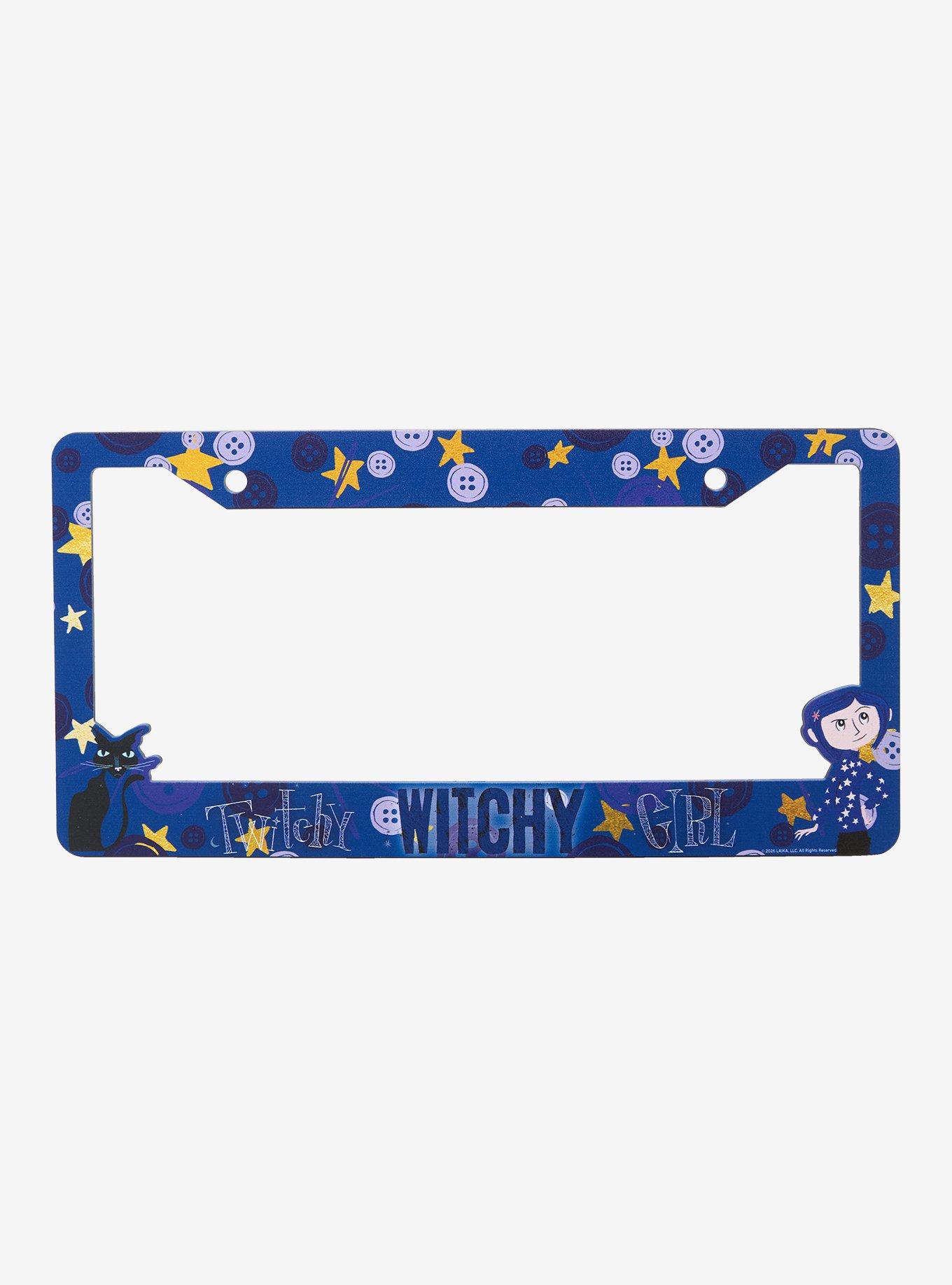 Coraline Twitchy Withcy Girl License Plate Frame - BoxLunch Exclusive, , hi-res