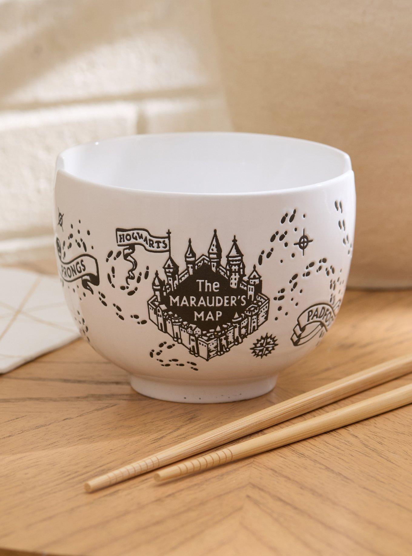 Harry Potter The Marauder's Map Ramen Bowl Set - BoxLunch Exclusive, , hi-res