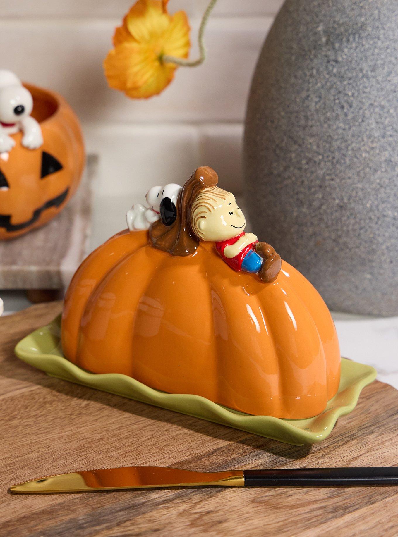 Peanuts Snoopy & Linus Great Pumpkin Butter Dish, , hi-res