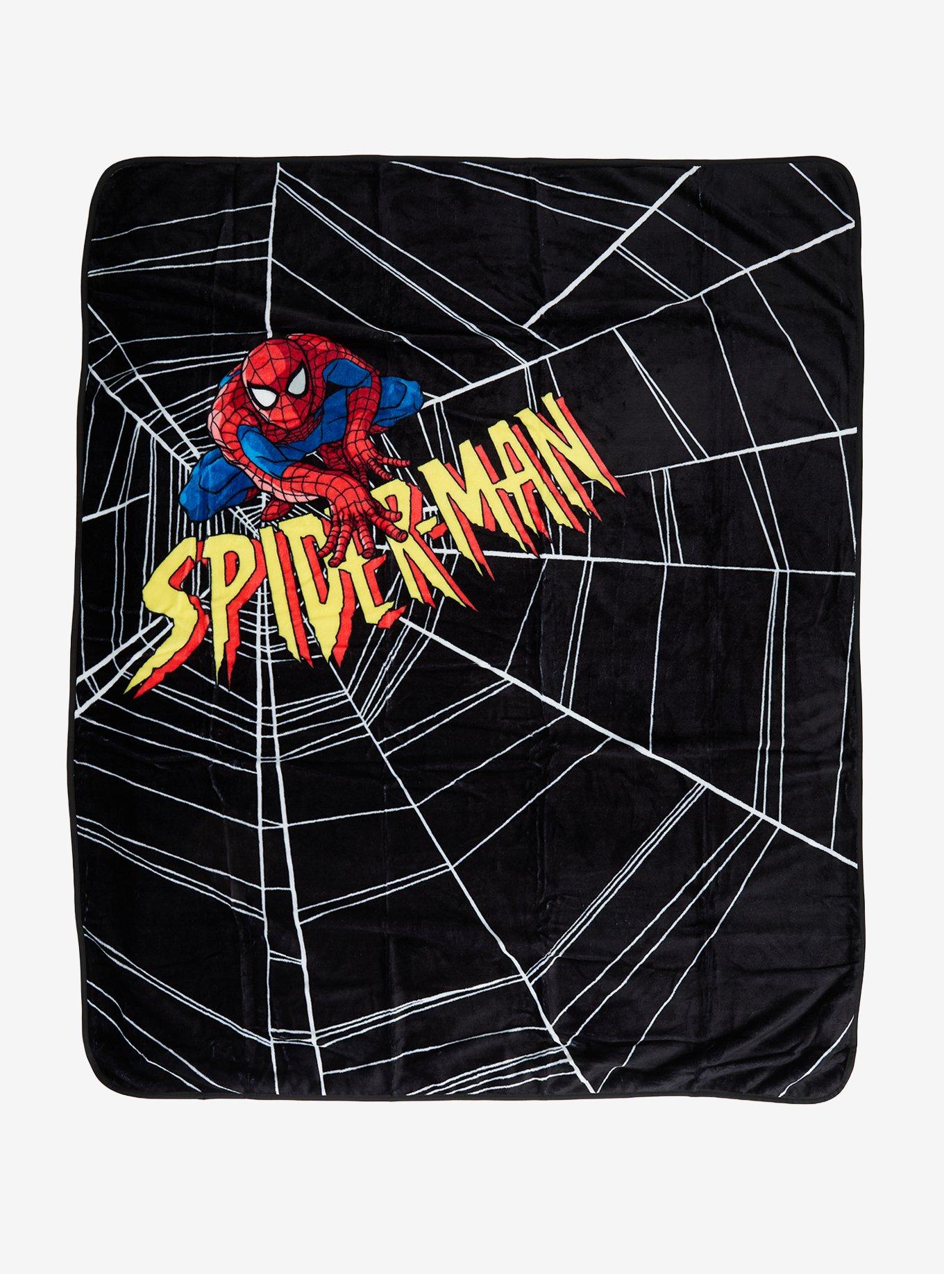 Marvel Spider-Man Web Throw Blanket, , hi-res