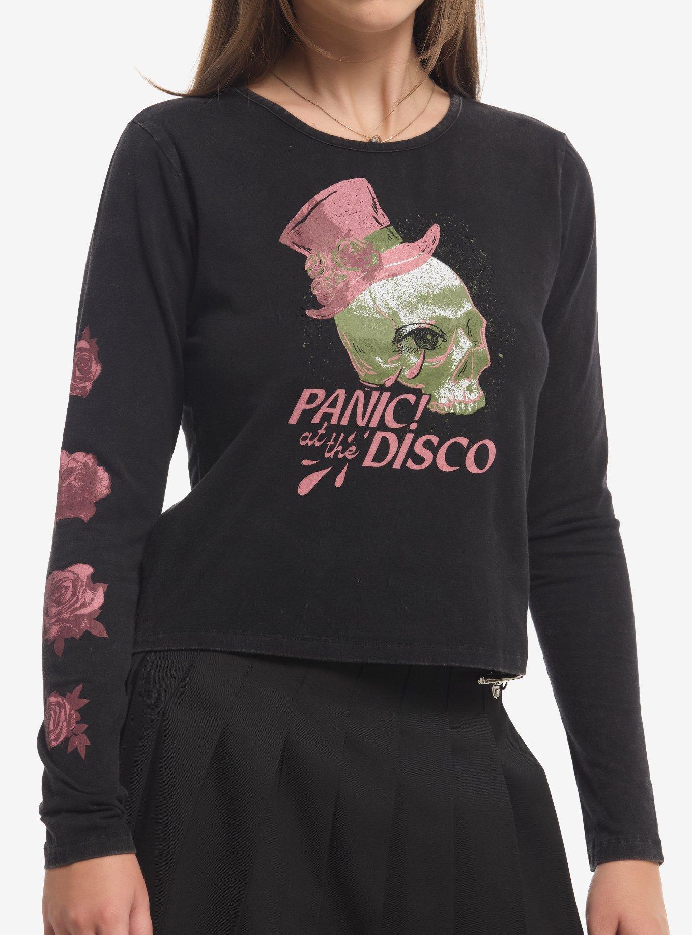 Panic! At The Disco Skull Rose Girls Long-Sleeve Top