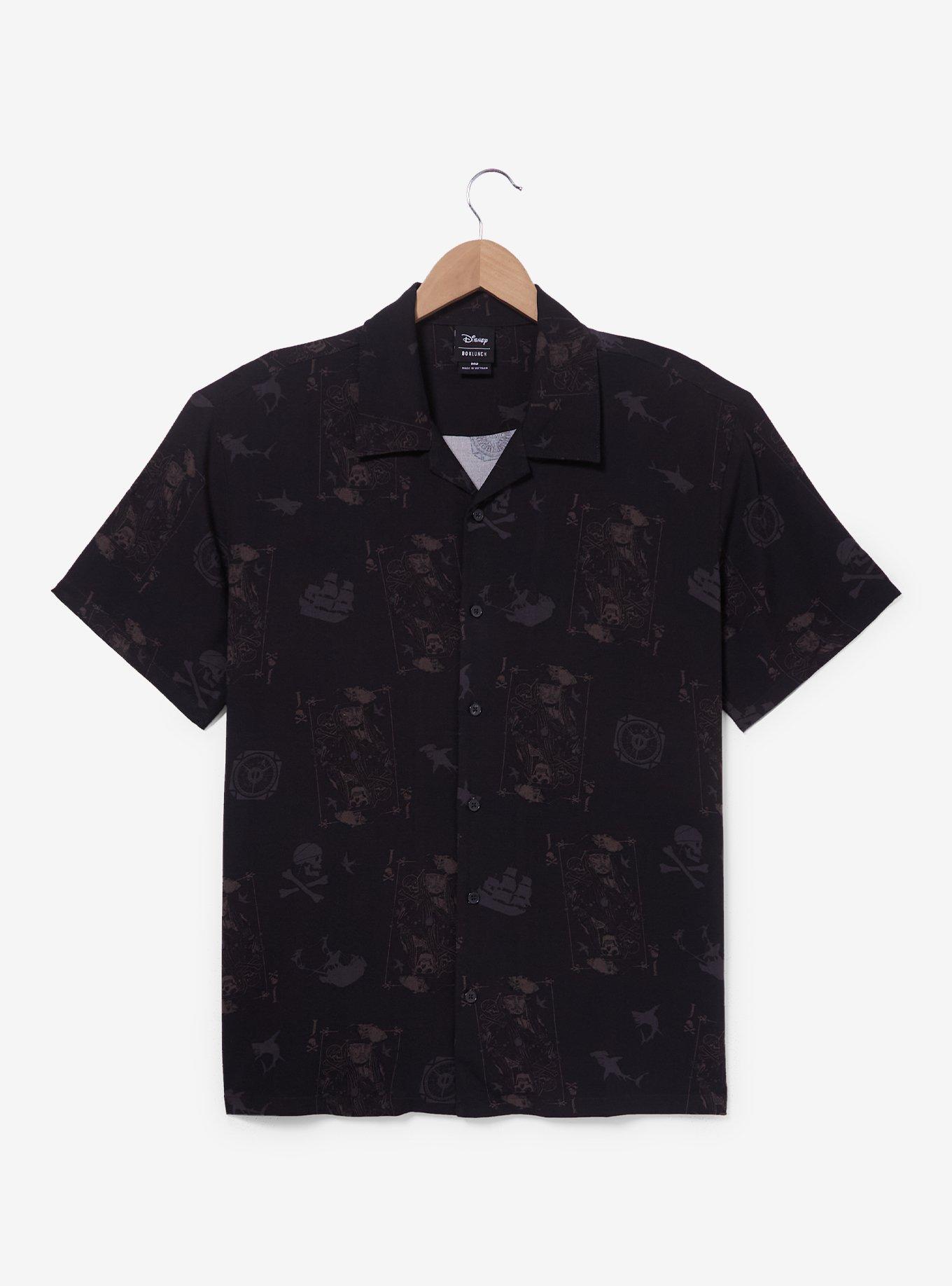 Disney Pirates of the Caribbean Icons Woven Button-Up &mdash; BoxLunch Exclusive, , hi-res