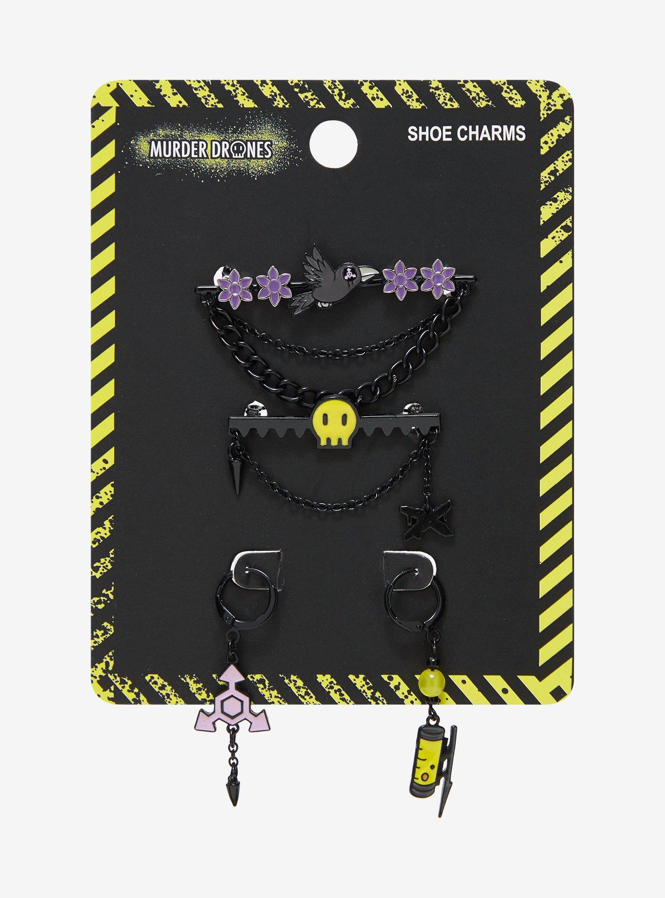 Murder Drones Icons Shoe Charm Set, , hi-res