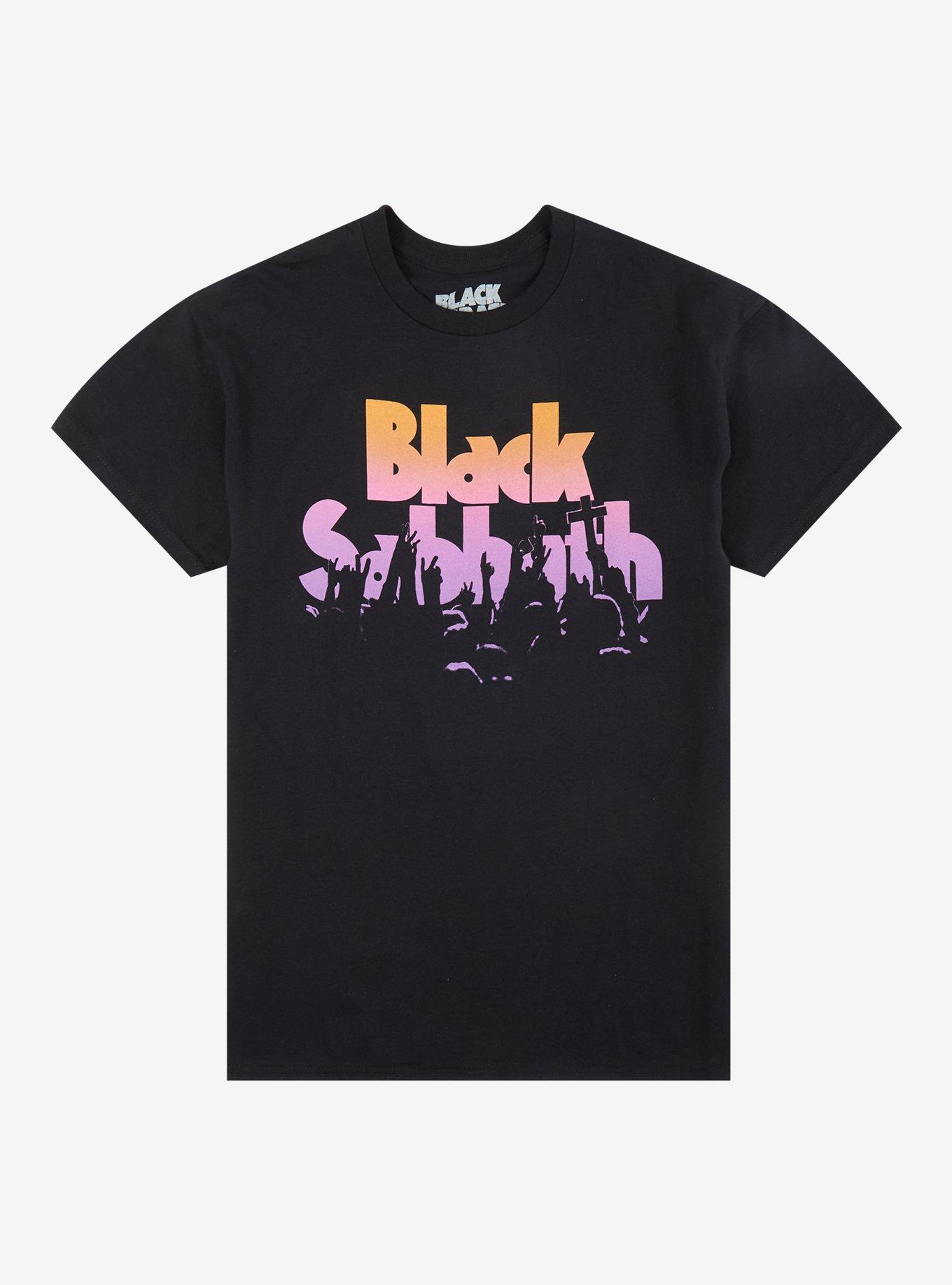 Black Sabbath Crowd Logo T-Shirt, , hi-res