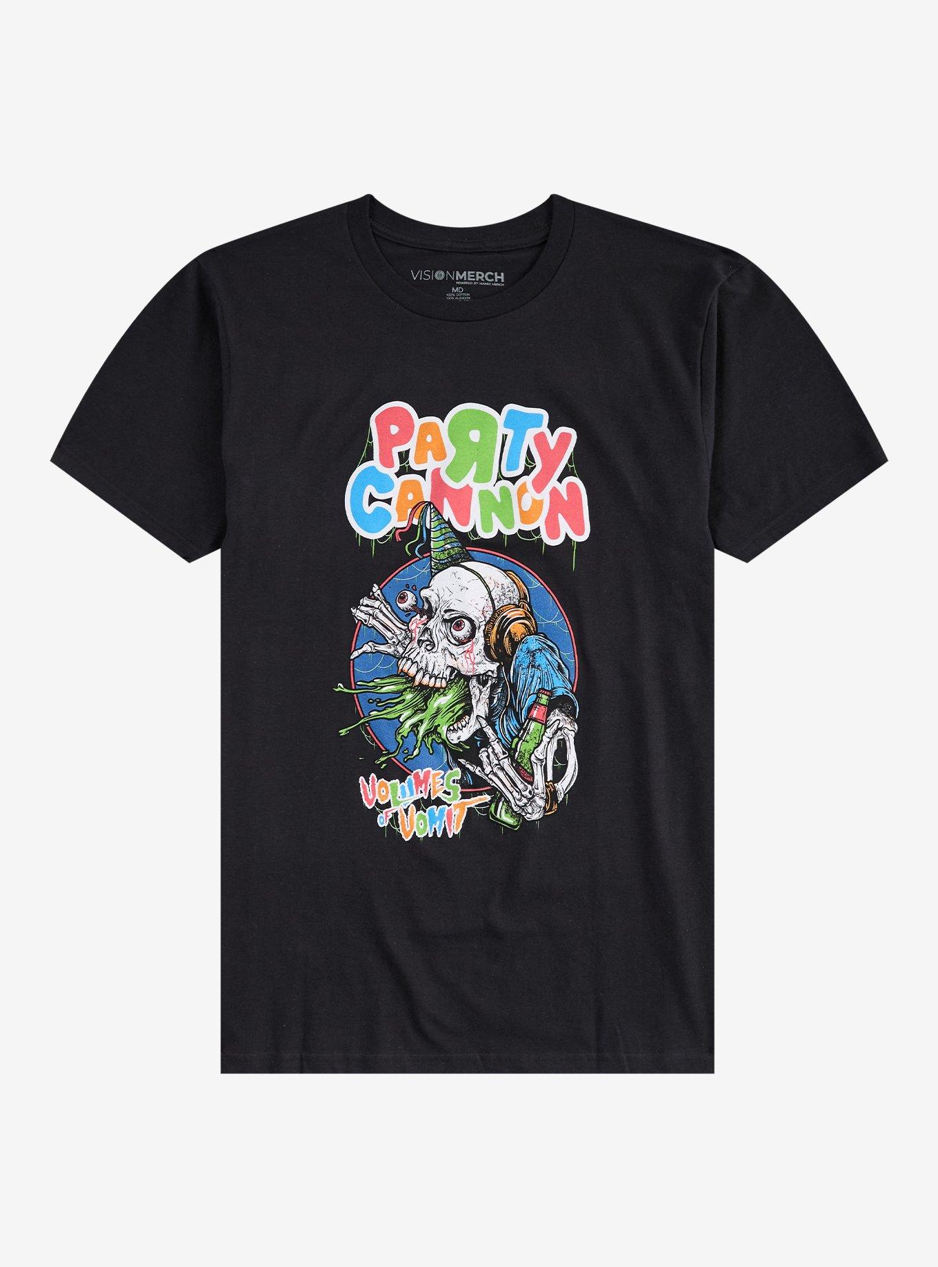 Party Cannon Volumes Of Vomit T-Shirt, , hi-res