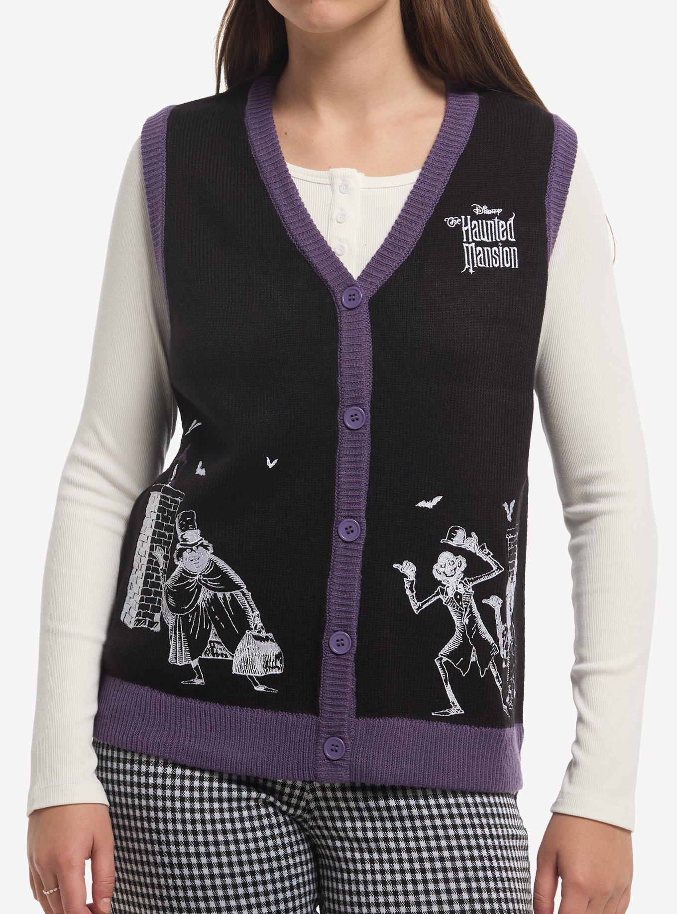 Her Universe Disney The Haunted Mansion Hitchhiking Ghosts Sweater Vest Her Universe Exclusive, , hi-res