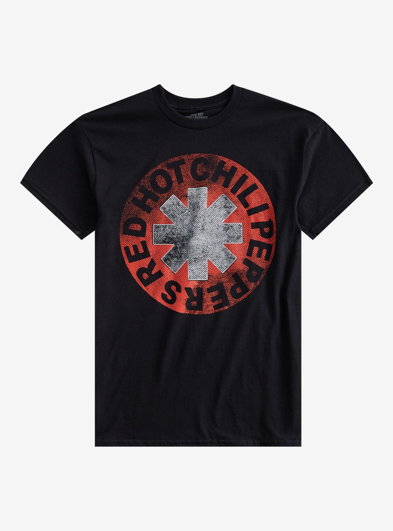 Red Hot Chili Peppers Distressed Logo T-Shirt, , hi-res
