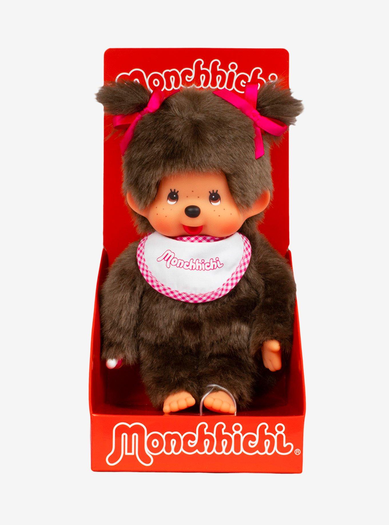 Monchhichi Pink Girl 8 Inch Plush, , hi-res
