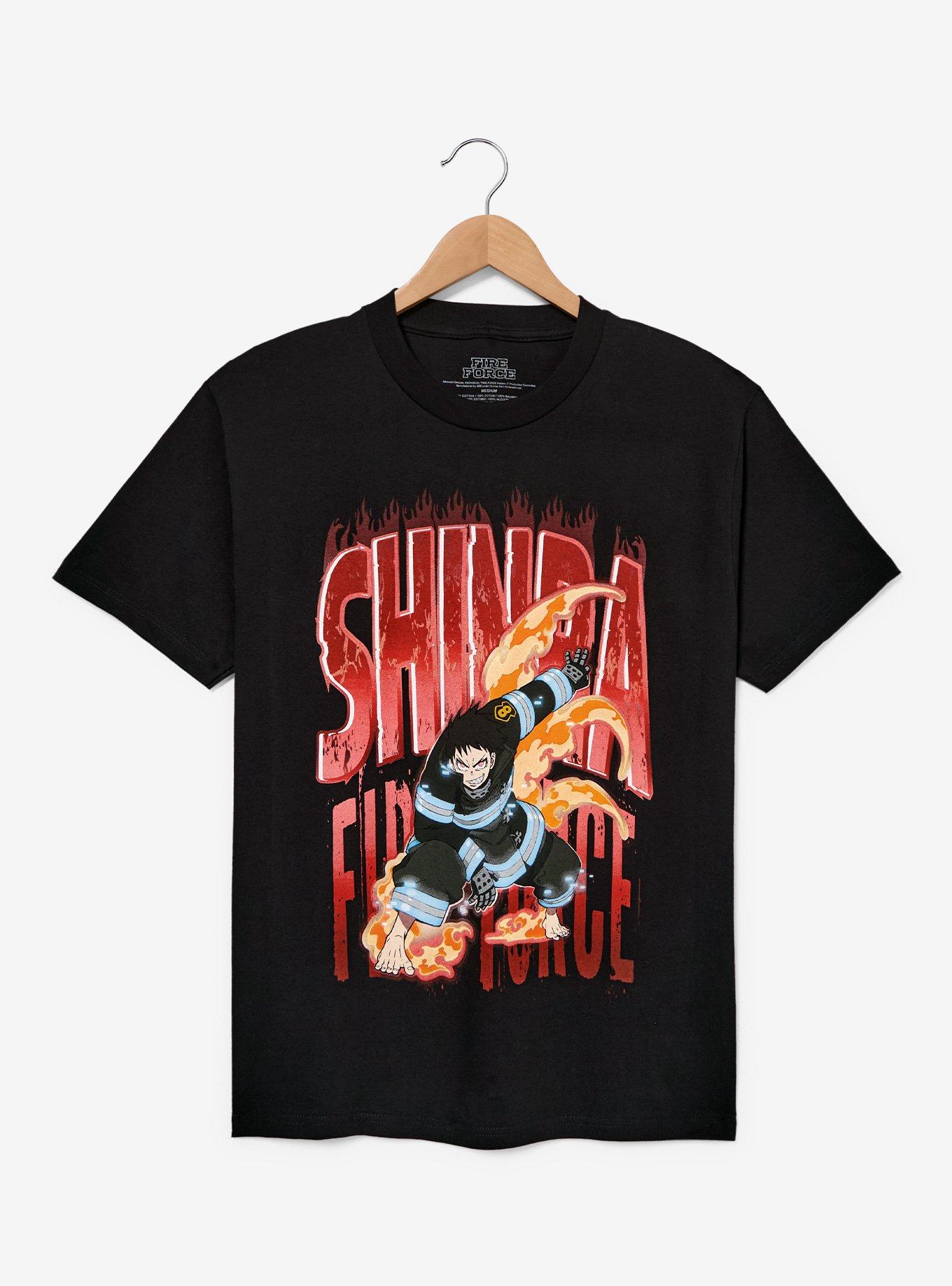Fire Force Shinra Kusakabe T-Shirt - BoxLunch Exclusive, , hi-res