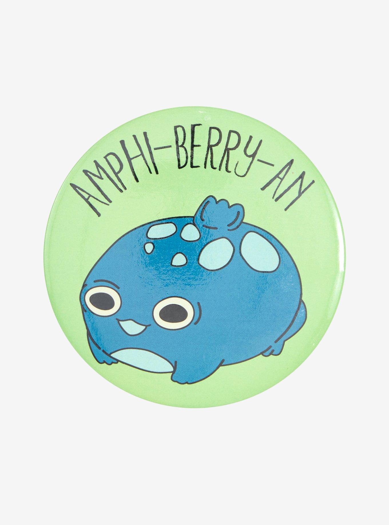 Berry Amphibian 3 Inch Button By Guild Of Calamity, , hi-res