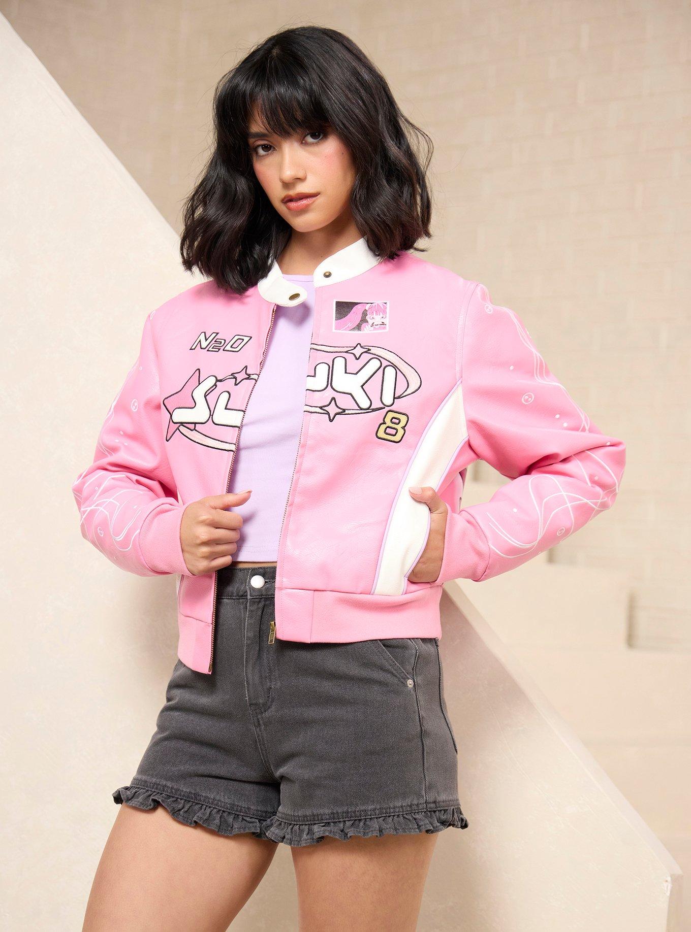 Fast & Furious Suki Women's Cropped Moto Jacket - BoxLunch Exclusive, , hi-res