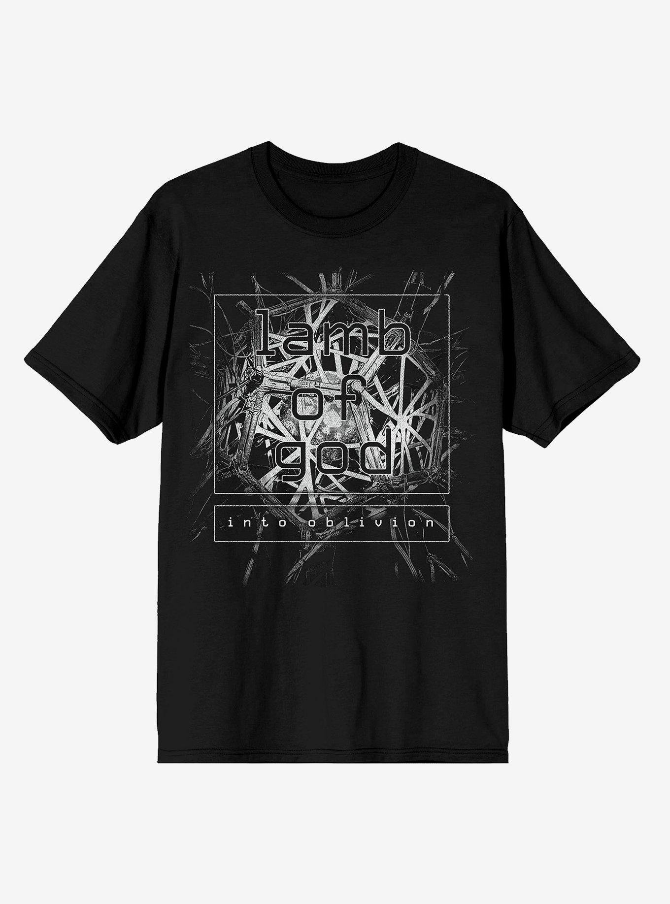 Lamb Of God Into Oblivion Logo T-Shirt, , hi-res