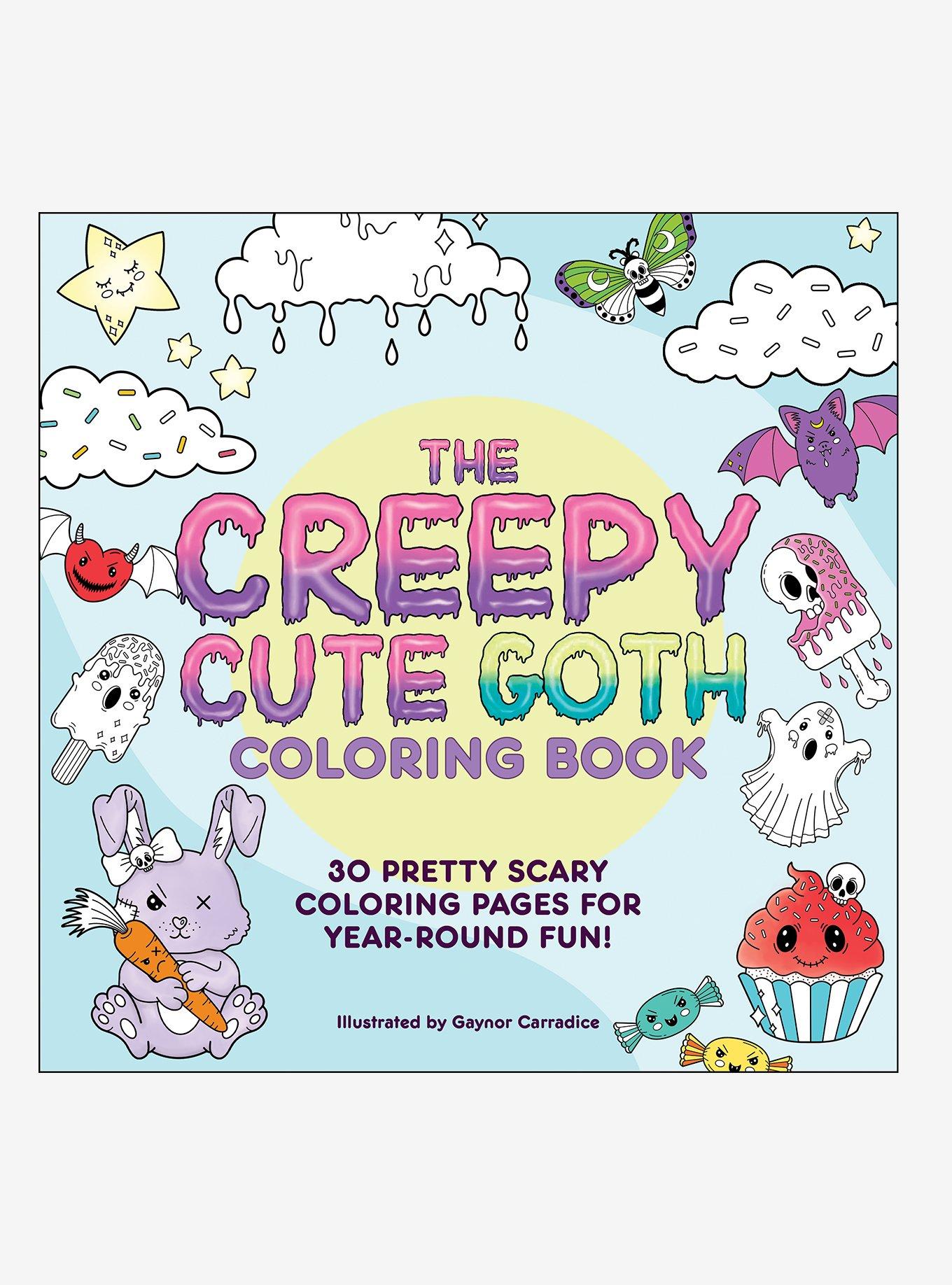 The Creepy Cute Goth Coloring book, , hi-res