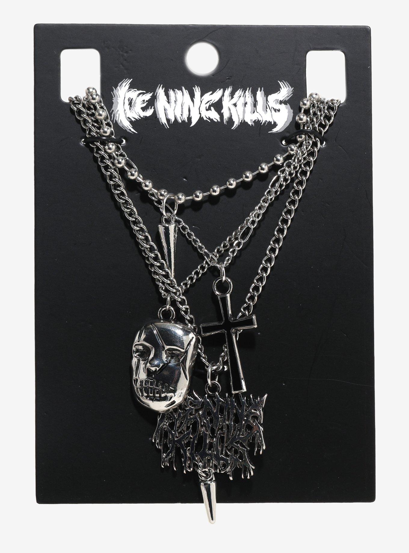 Ice Nine Kills Logo Necklace Set, , hi-res
