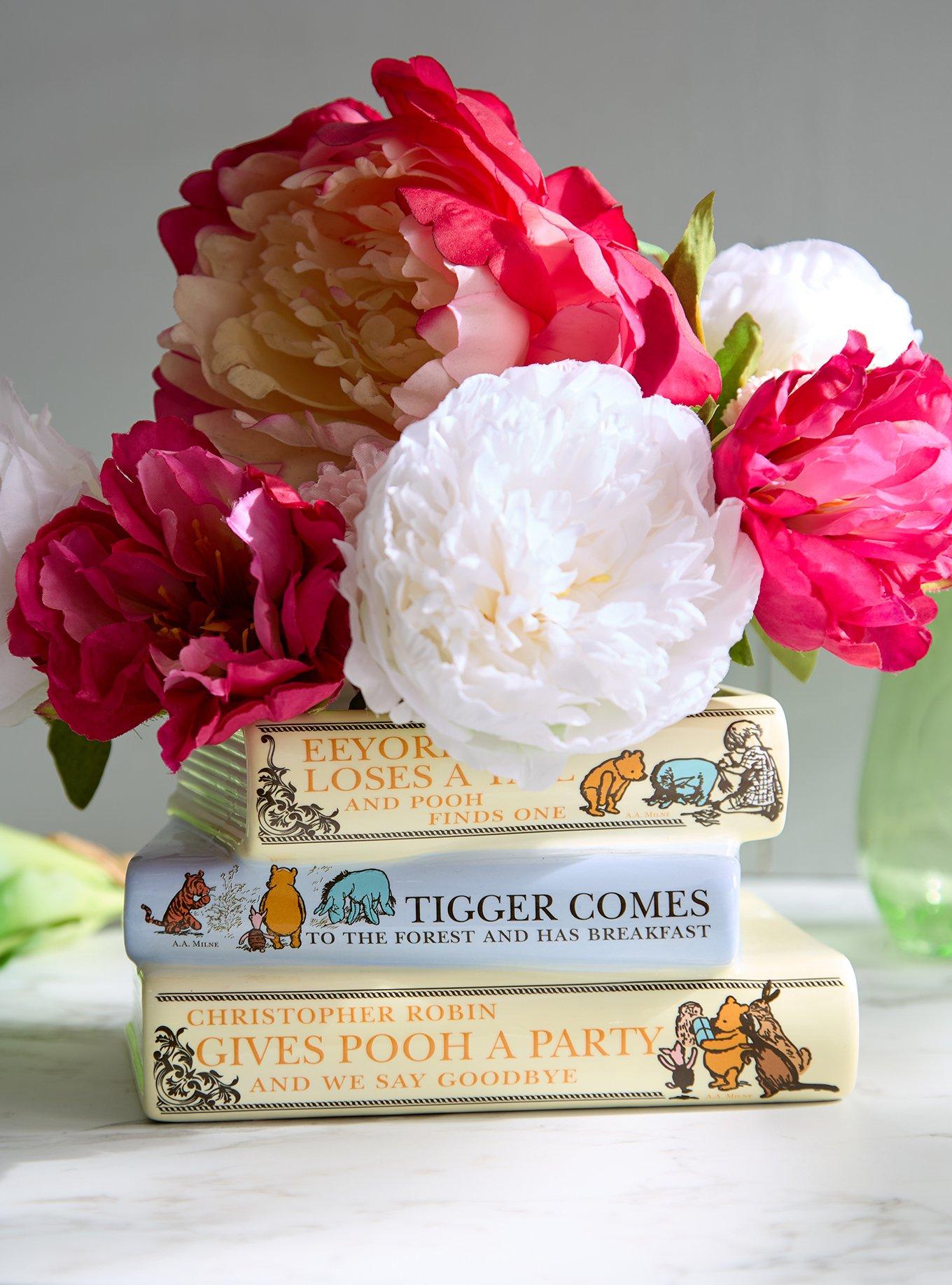 Winnie the Pooh Book Stack Figural Vase, , hi-res