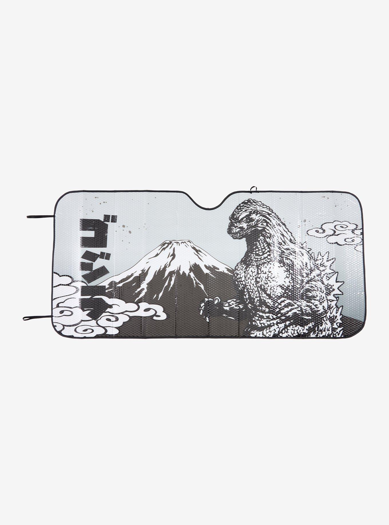 Godzilla Black & White Scene Sunshade