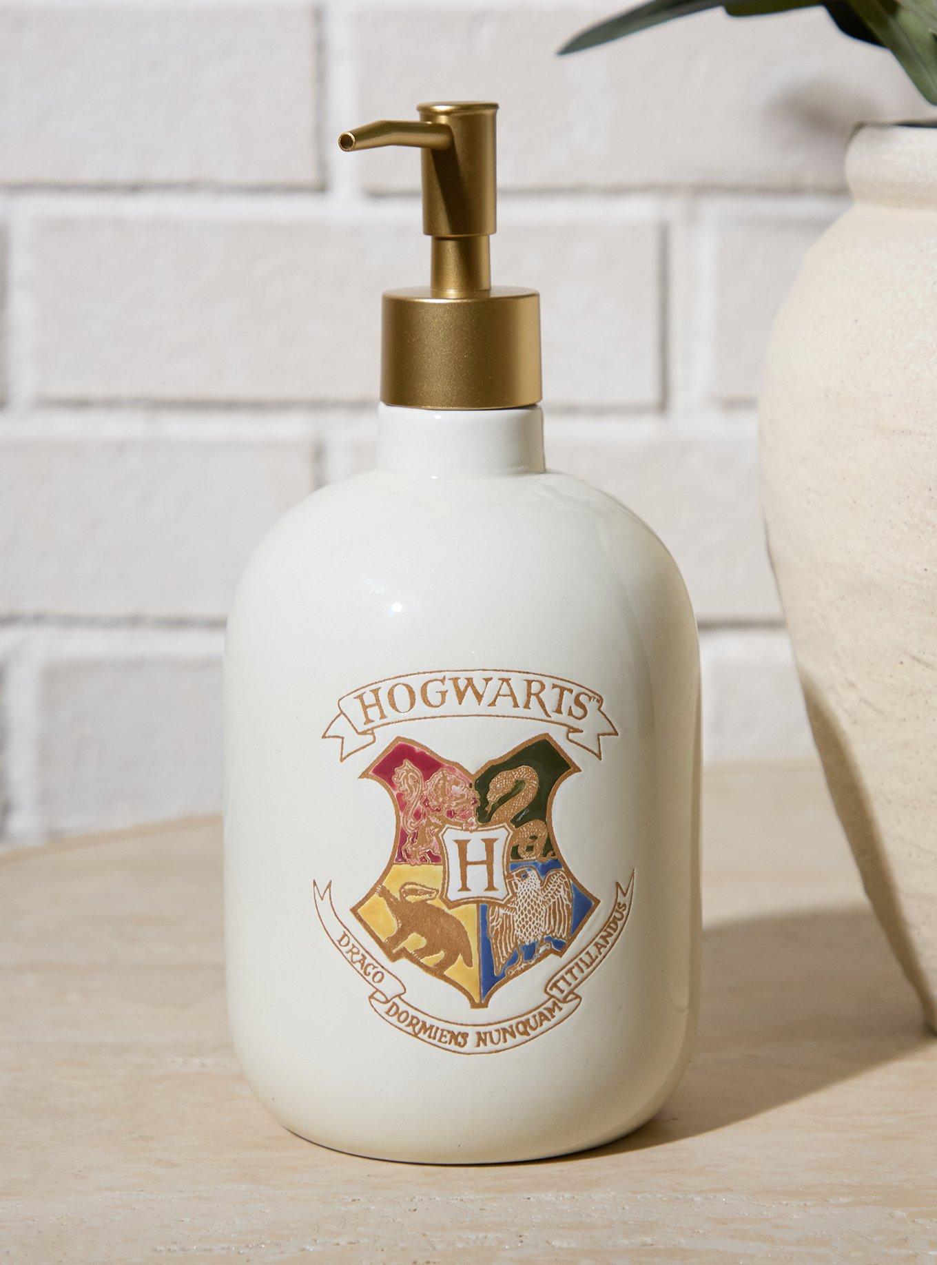 Harry Potter Hogwarts Crest Ceramic Soap Pump - BoxLunch Exclusive, , hi-res