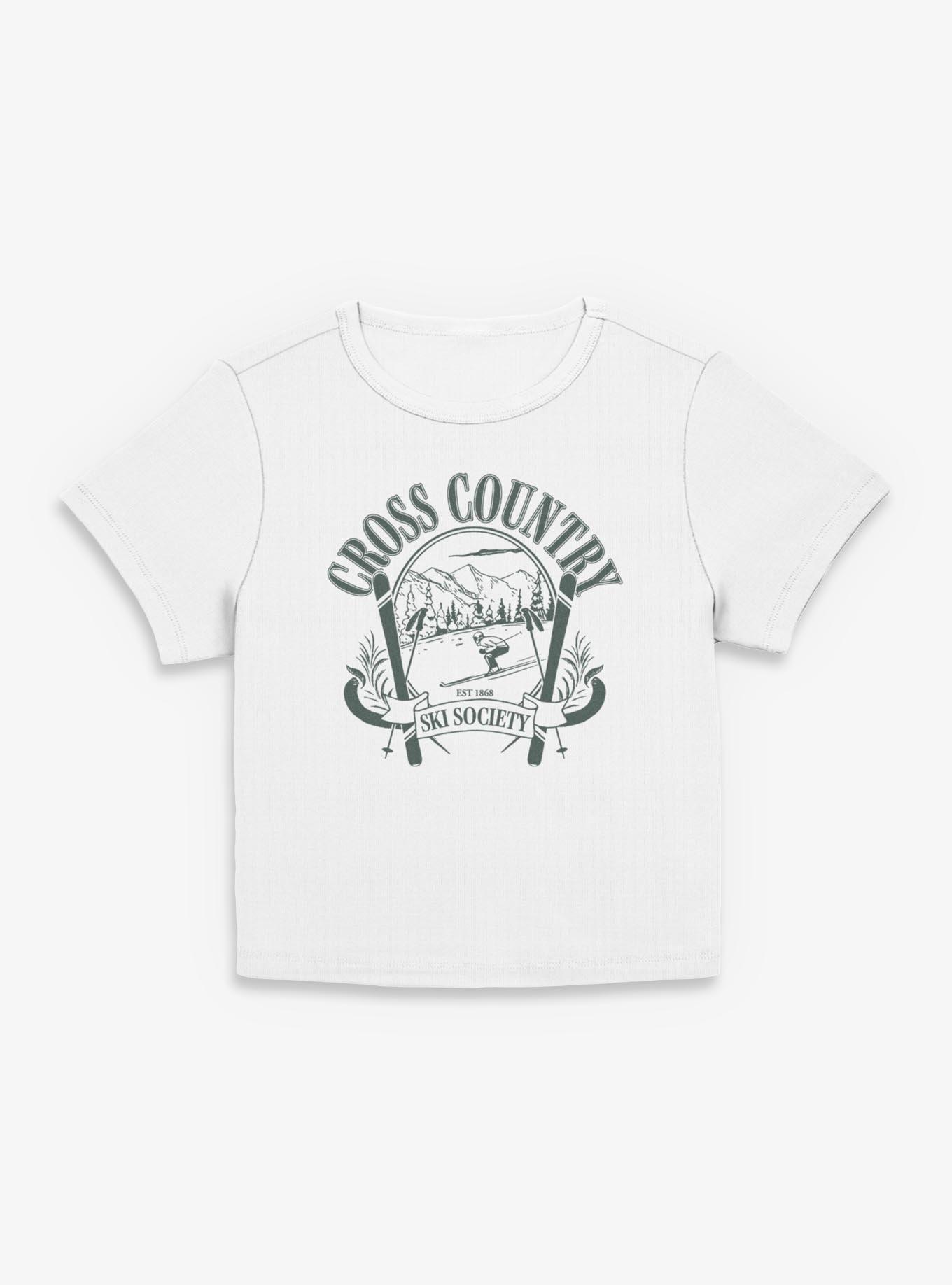 Cross Country Ski Society Girls Baby T-Shirt