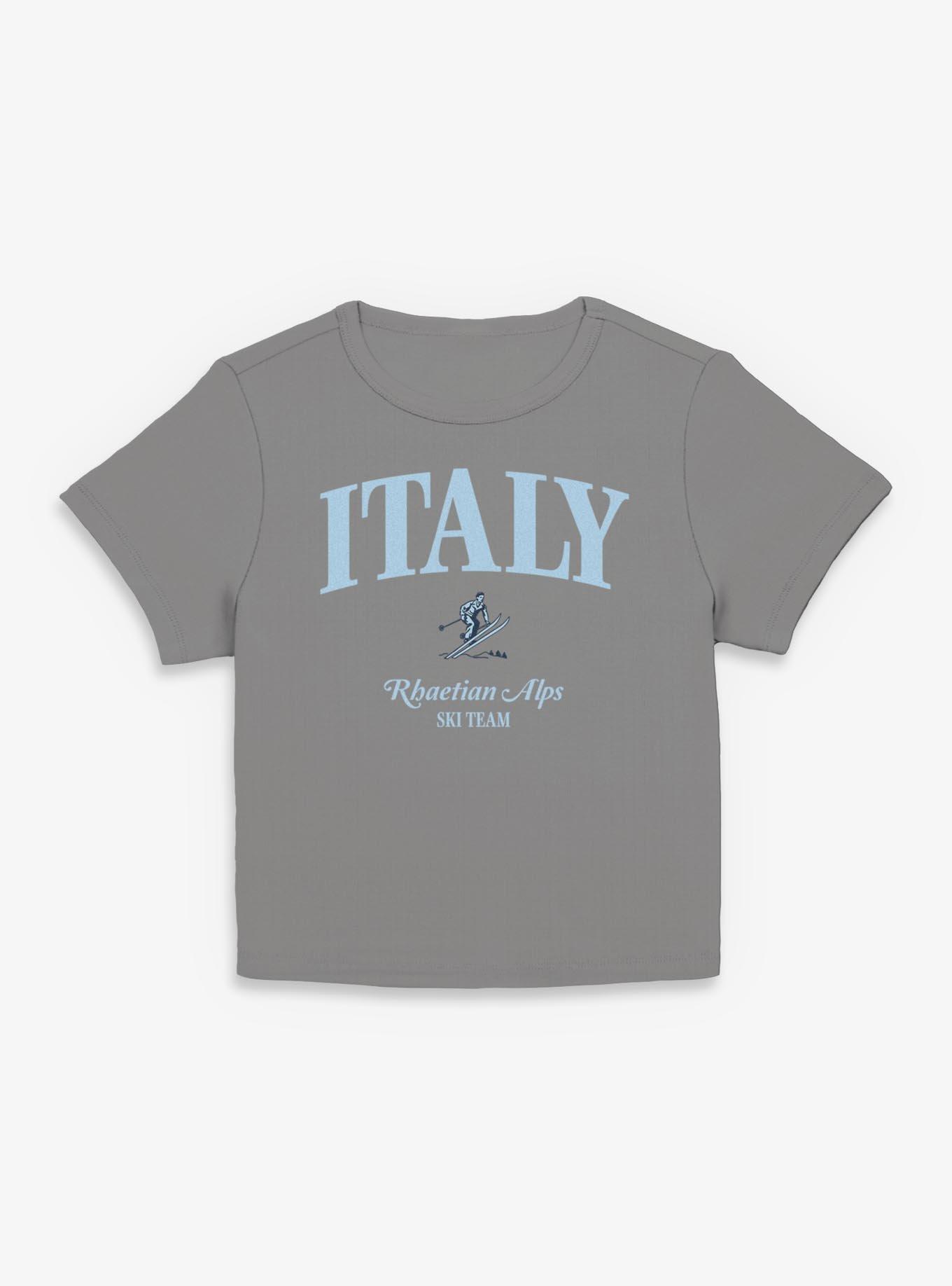 Italy Rhaetian Alps Ski Team Girls Baby T-Shirt