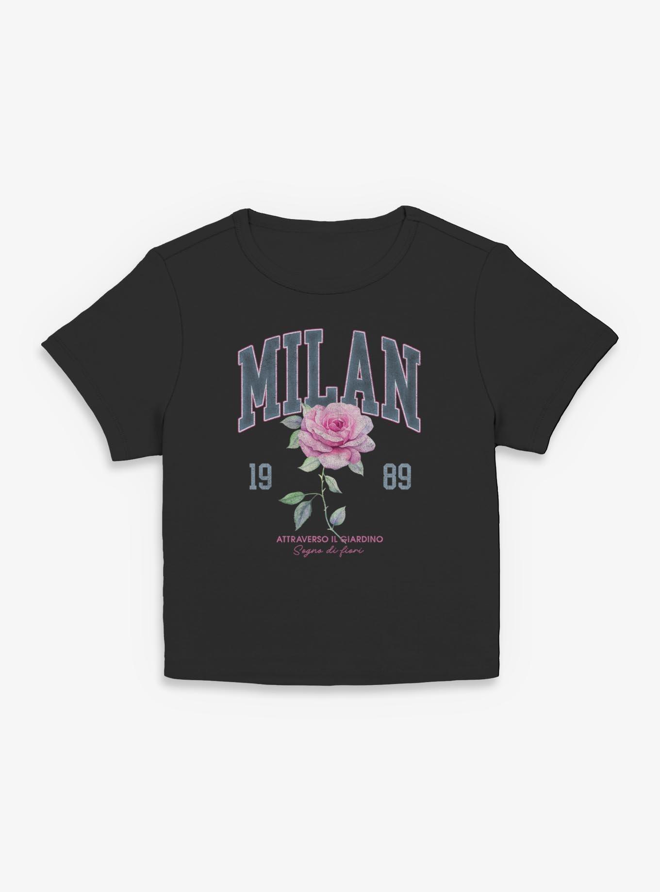 Milan Italy Dream Of Flowers Girls Baby T-Shirt