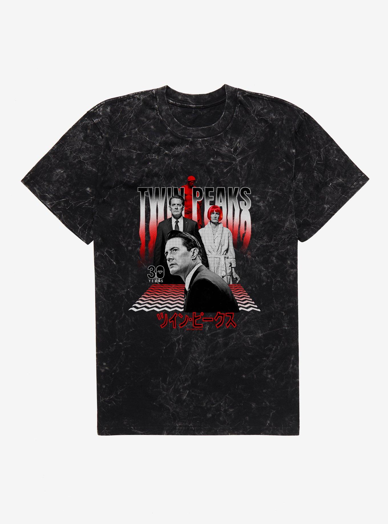 Twin Peaks 30 Years Mineral Wash T-Shirt, , hi-res