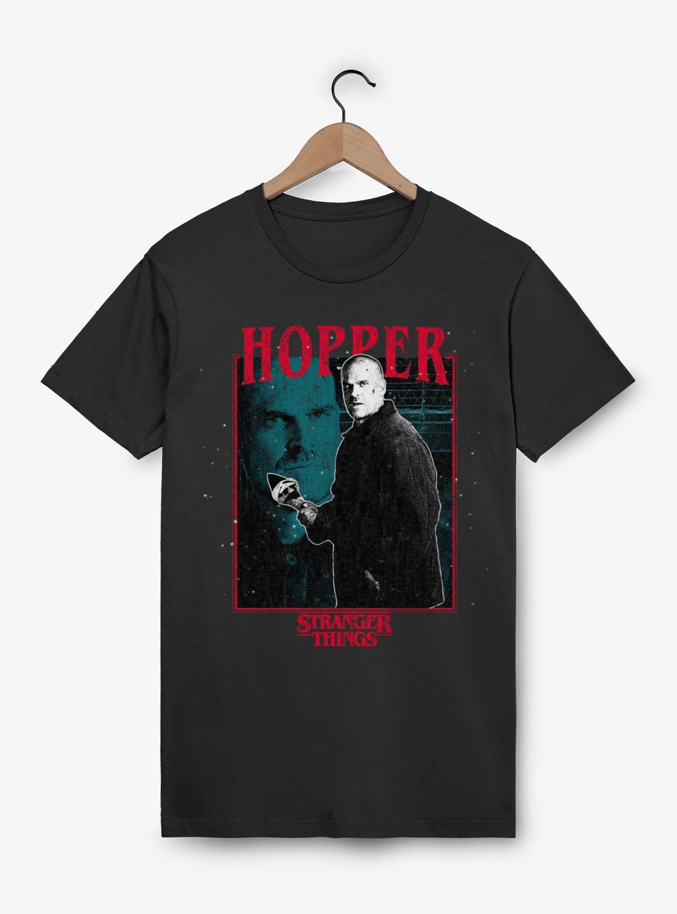 Stranger Things Hopper Action Collage T-Shirt, , hi-res