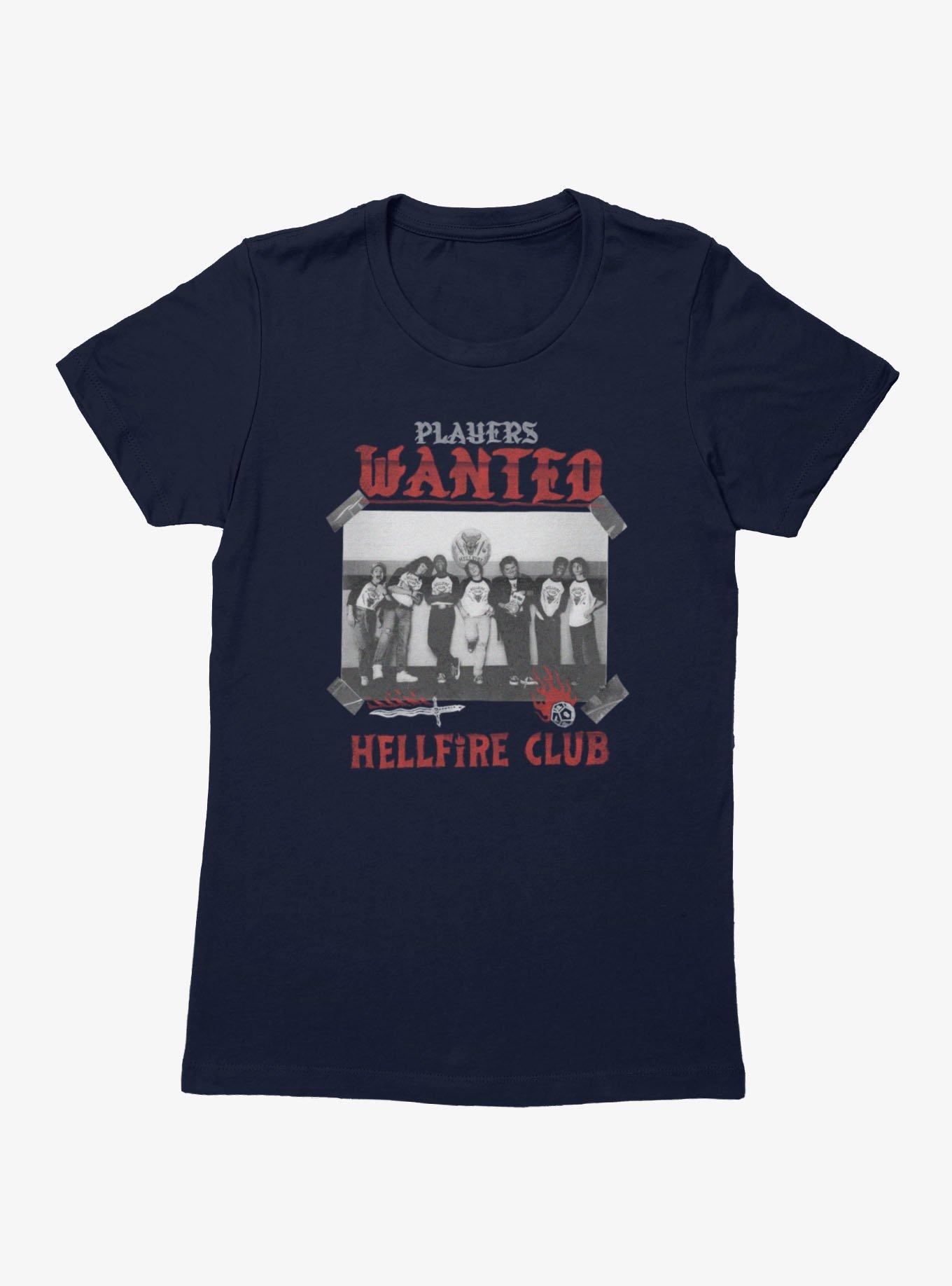 Stranger Things Players Wanted Hellfire Club Womens T-Shirt, , hi-res