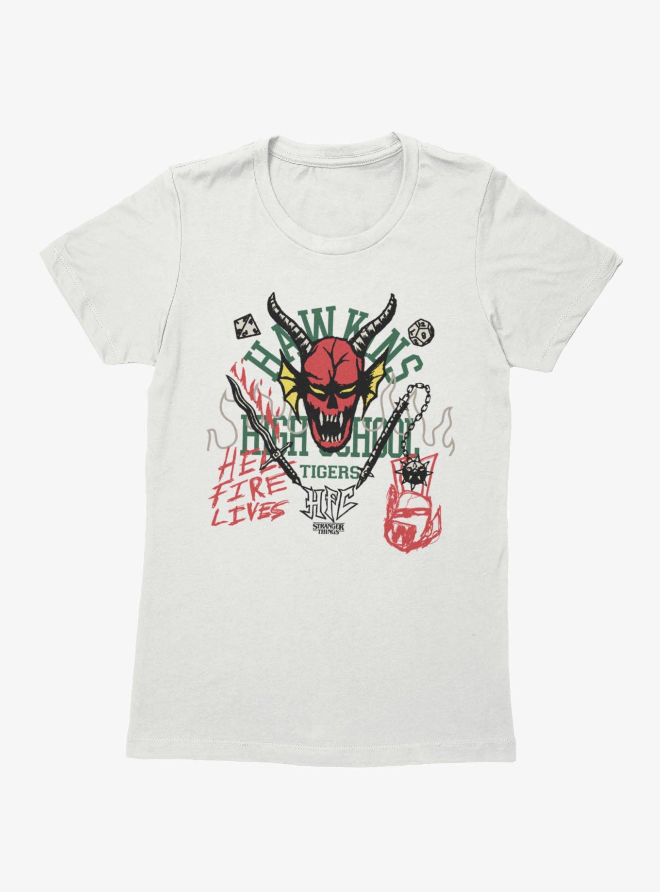 Stranger Things Hawkins High School Hellfire Womens T-Shirt, , hi-res