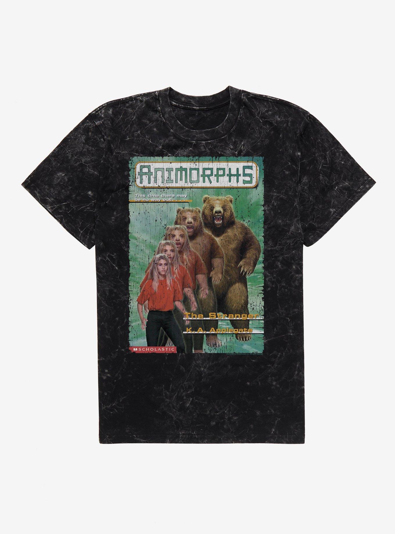 Animorphs The Stranger Mineral Wash T-Shirt, BLACK MINERAL WASH, hi-res