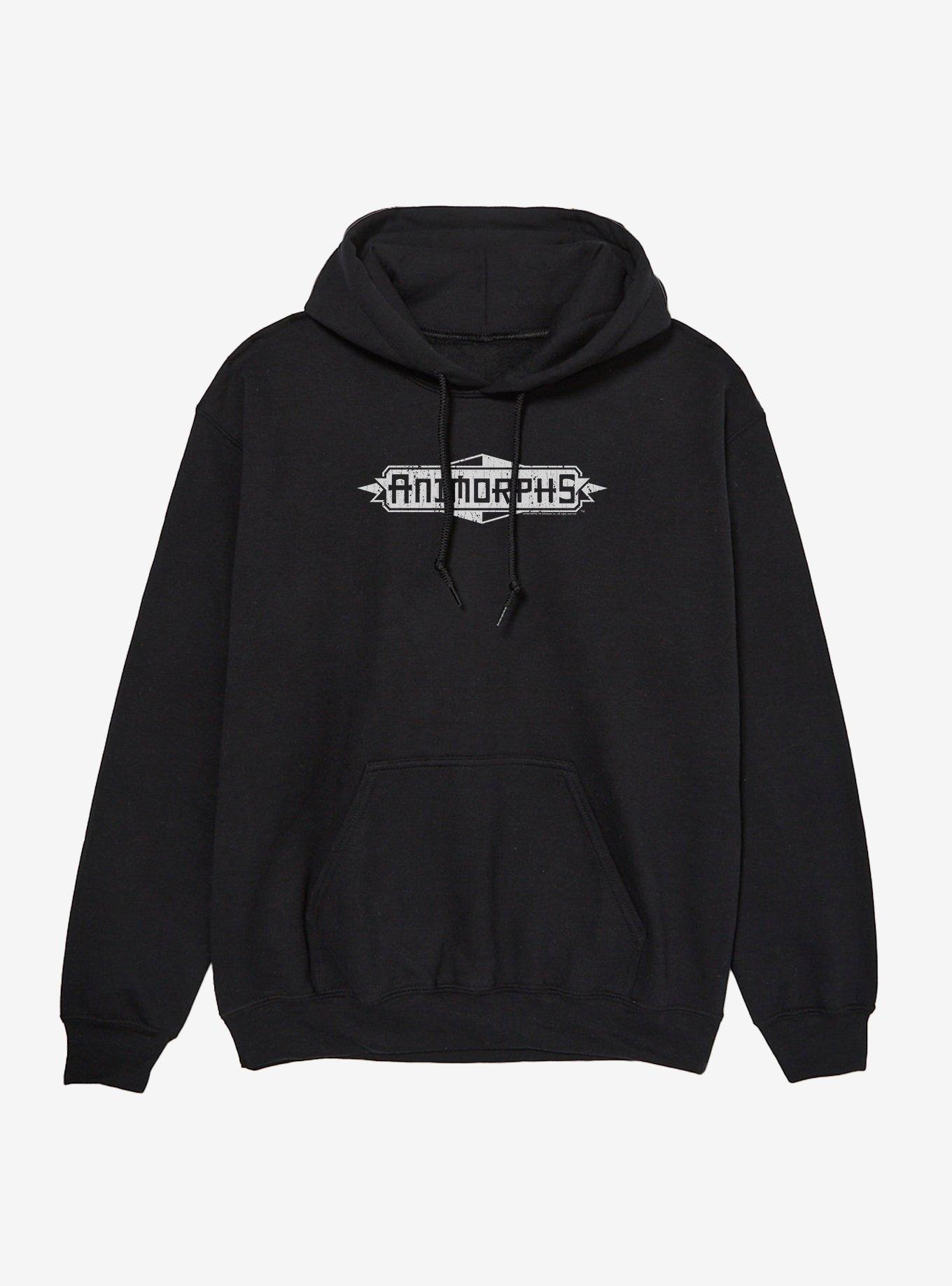 Animorphs Title Logo Hoodie, BLACK, hi-res