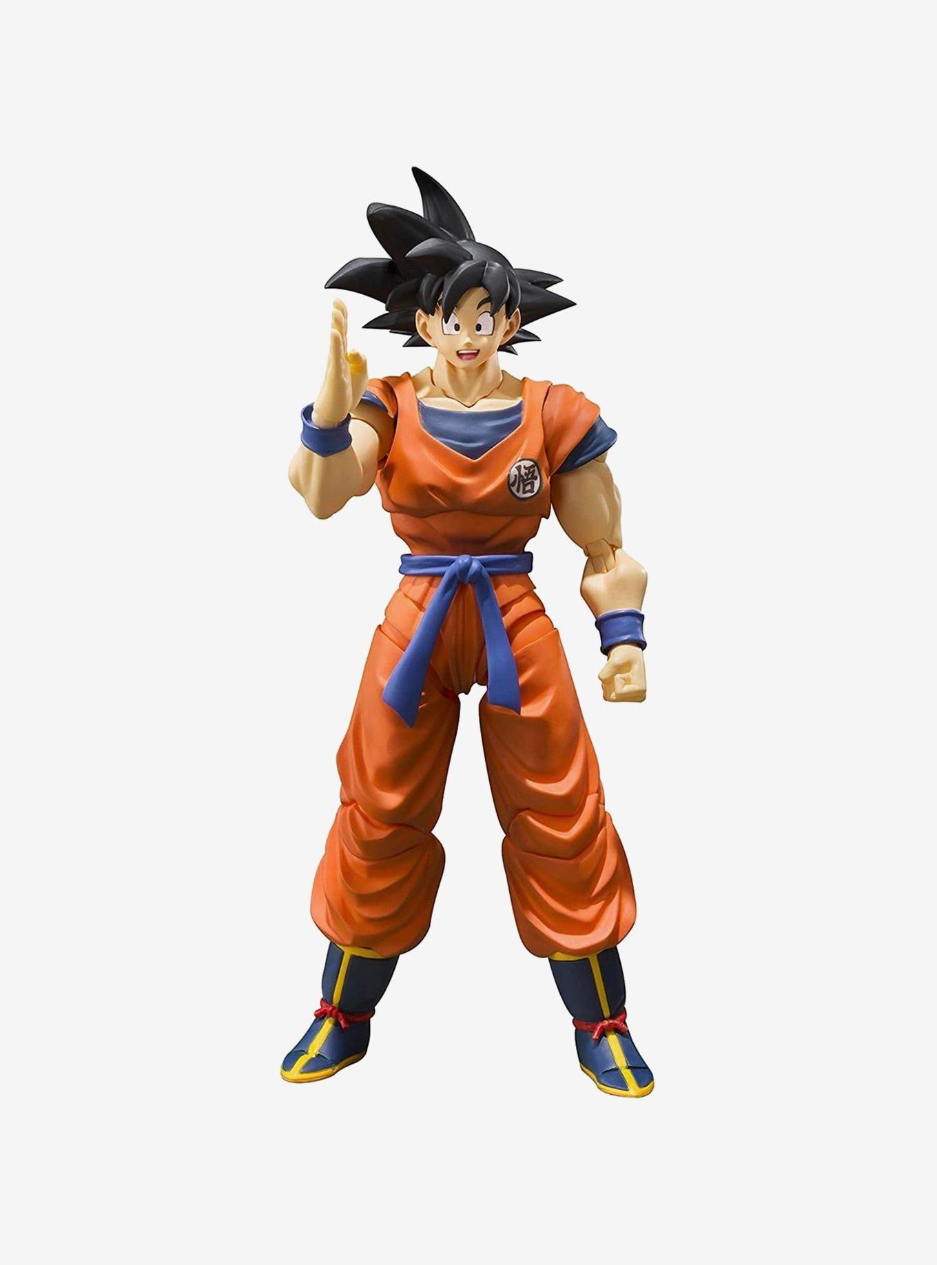 Bandai Namco Dragon Ball Z S.H.Figuarts Goku (A Saiyan Raised on Earth) Figure, , hi-res