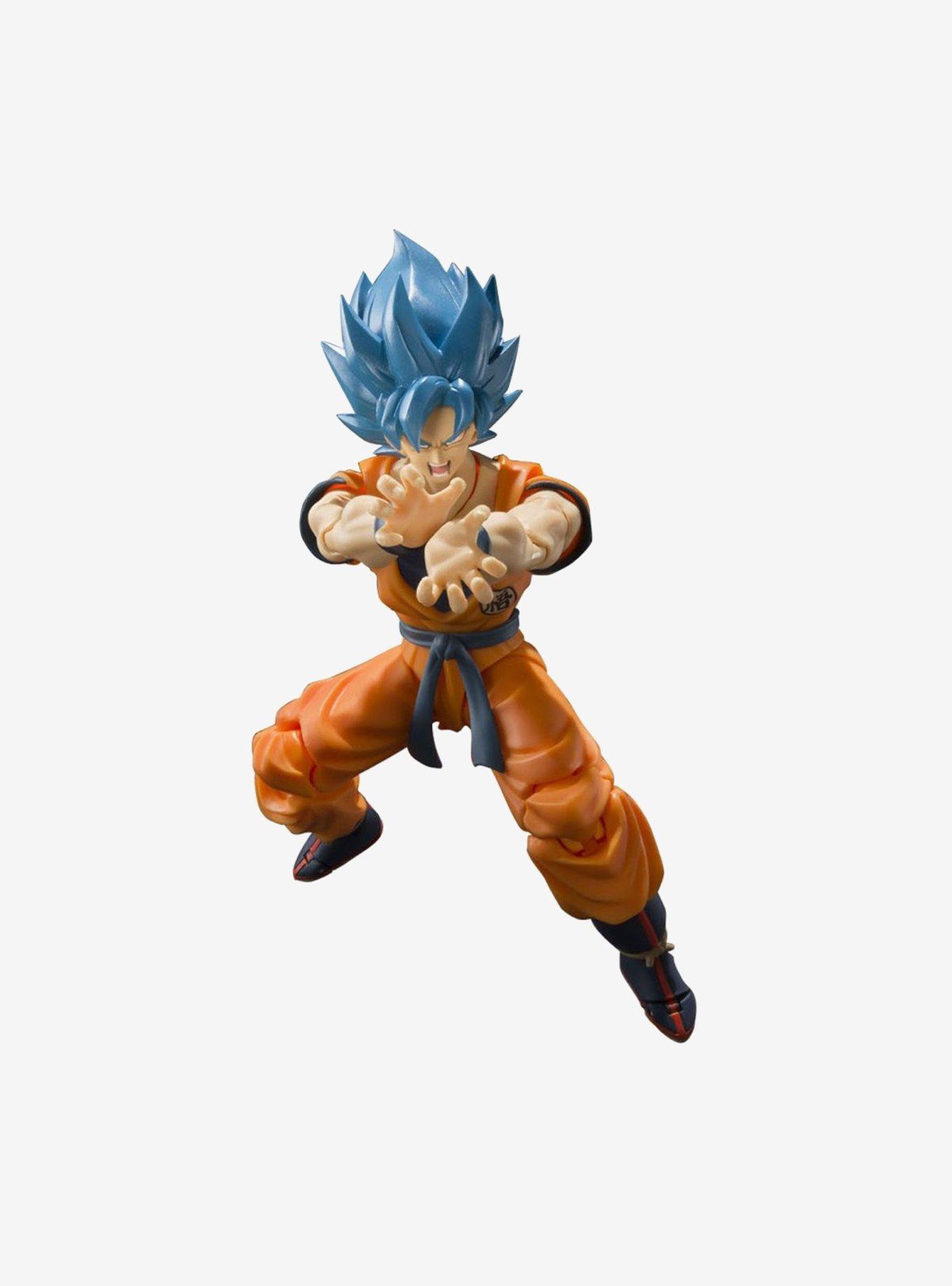 Bandai Namco Dragon Ball Super S.H.Figuarts Super Saiyan God Super Saiyan Goku (Blue Power Transcending Limits) Figure, , hi-res