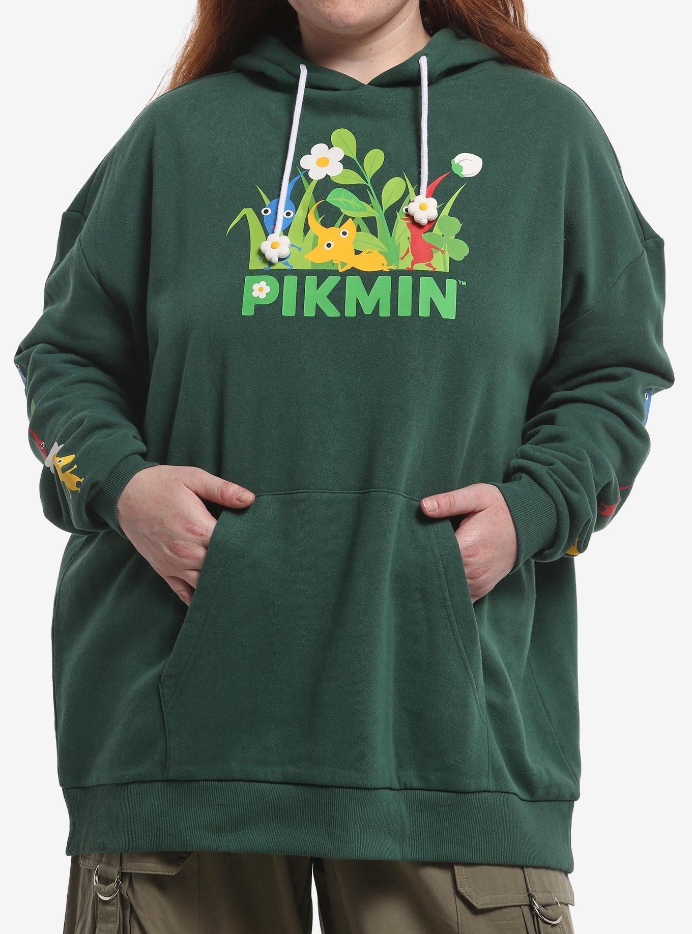 Pikmin Group Girls Hoodie Plus Size, , hi-res