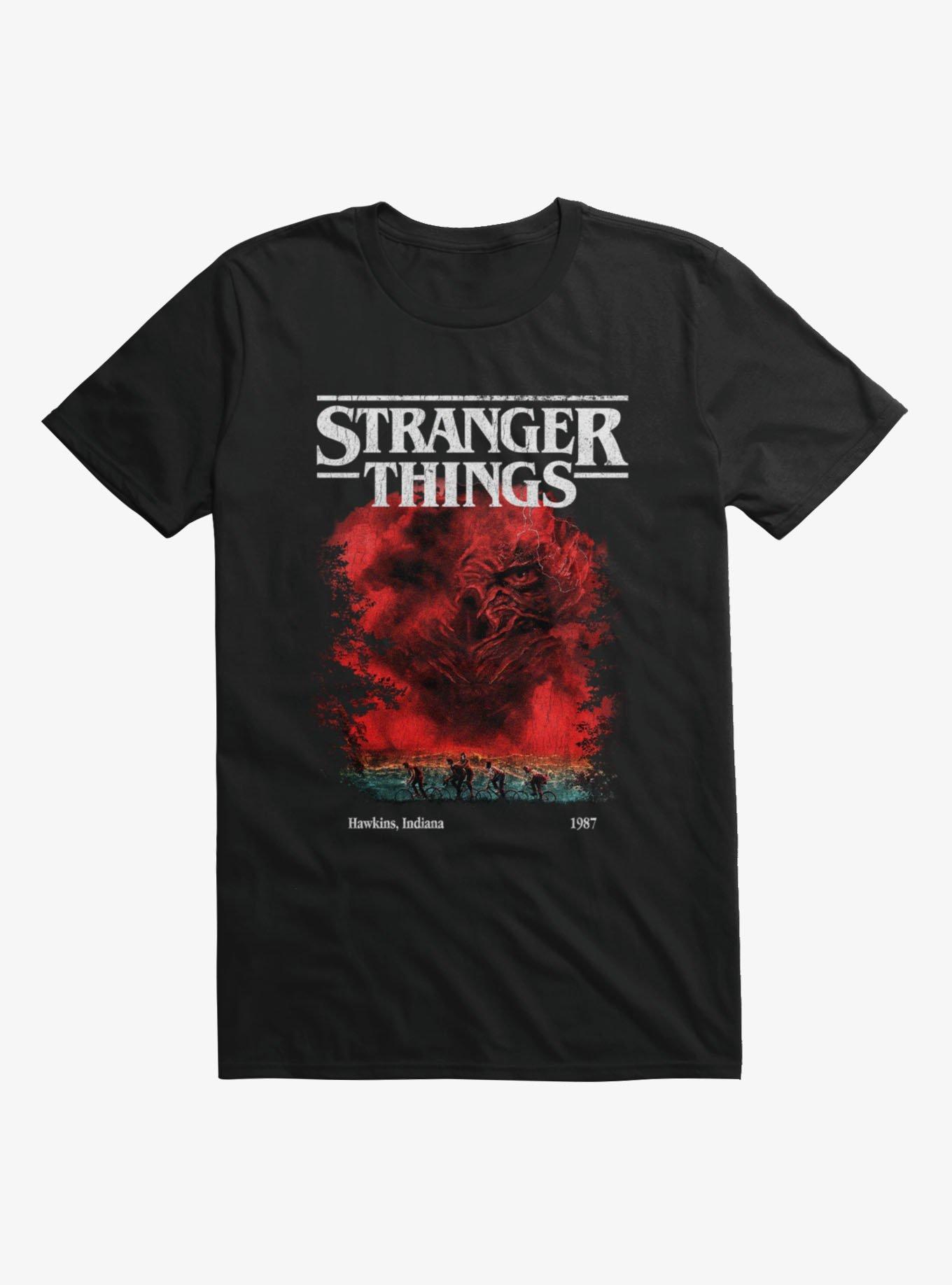Stranger Things Vecna Hawkins Poster T-Shirt, , hi-res