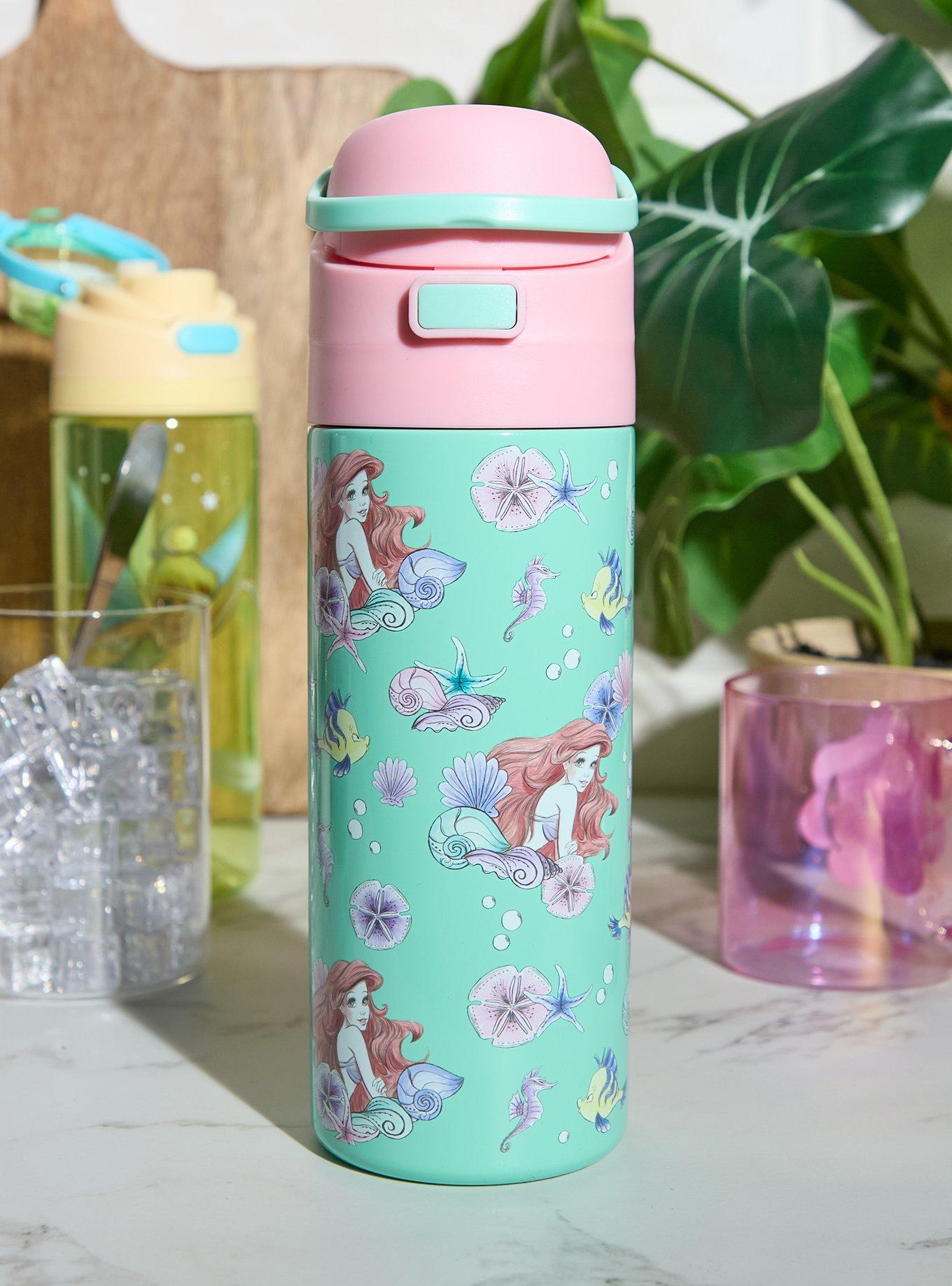 Disney The Little Mermaid Ariel Allover Print Water Bottle, , hi-res