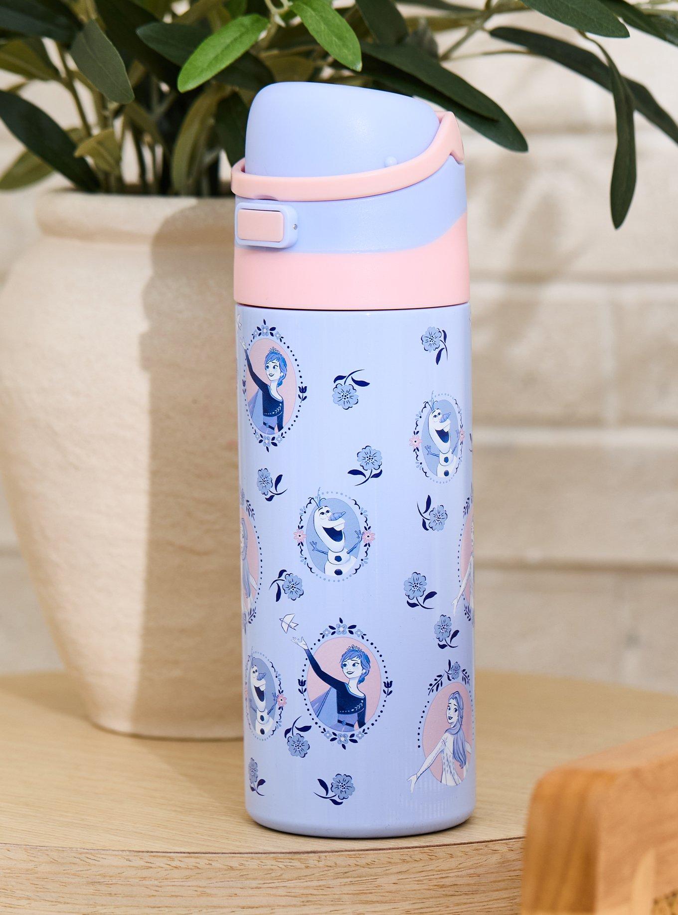 Disney Frozen Characters Allover Print Travel Water Bottle, , hi-res