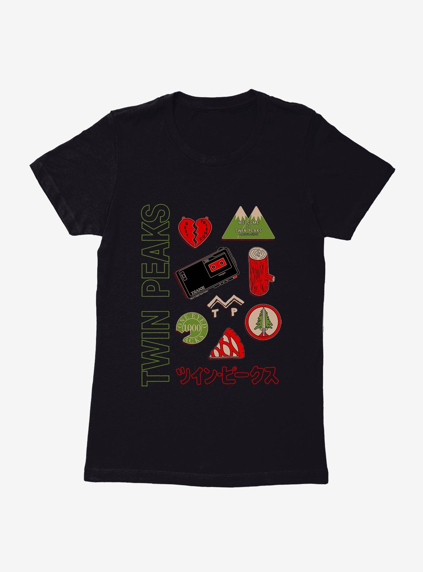 Twin Peaks Icons Womens T-Shirt, , hi-res
